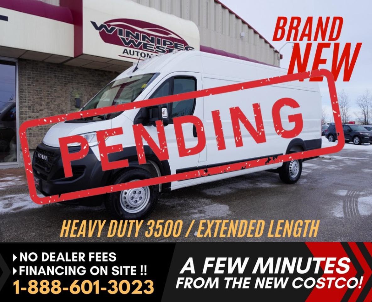 Used 2025 RAM Cargo Van ProMaster Tradesman 3500 High Roof Ext 159  WB w-Pass Seat for sale in Headingley, MB