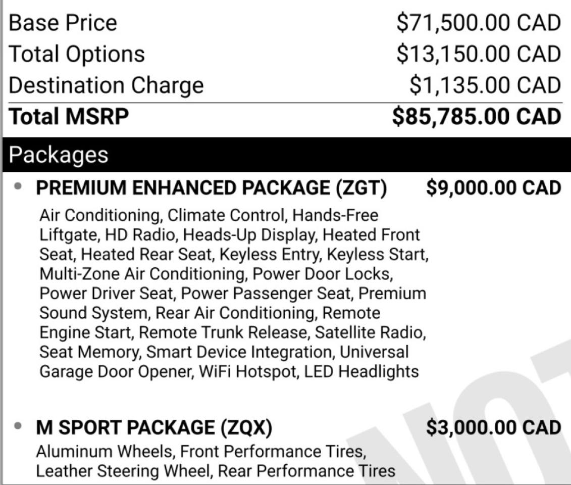 2019 BMW X5 XDRIVE40I | M-SPORT | PREMIUM ENHANCED PKG | 20 IN Photo
