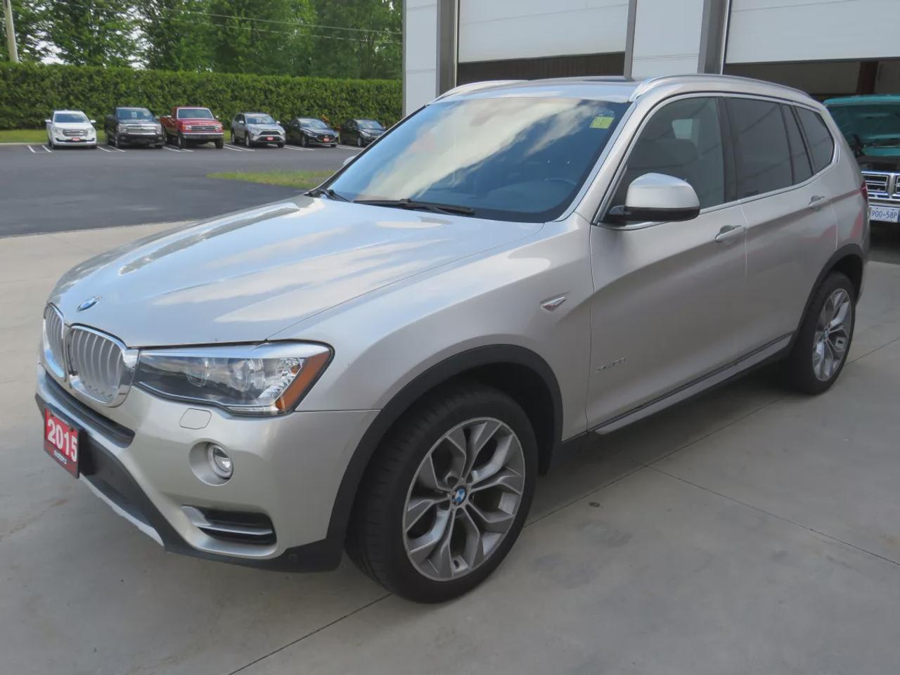 2015 BMW X3 Xdrive35I  | Safety Certified | AWD | Alloy Rims | Fog Lights | Leather | Navigation | Heated Seats | Push Button Start | Electric Parking Brake | Stop And Go | Dual Sunroof | Dual Climate Control | Power Seats | CD Player | Eco Mode | Sport Mode Photo