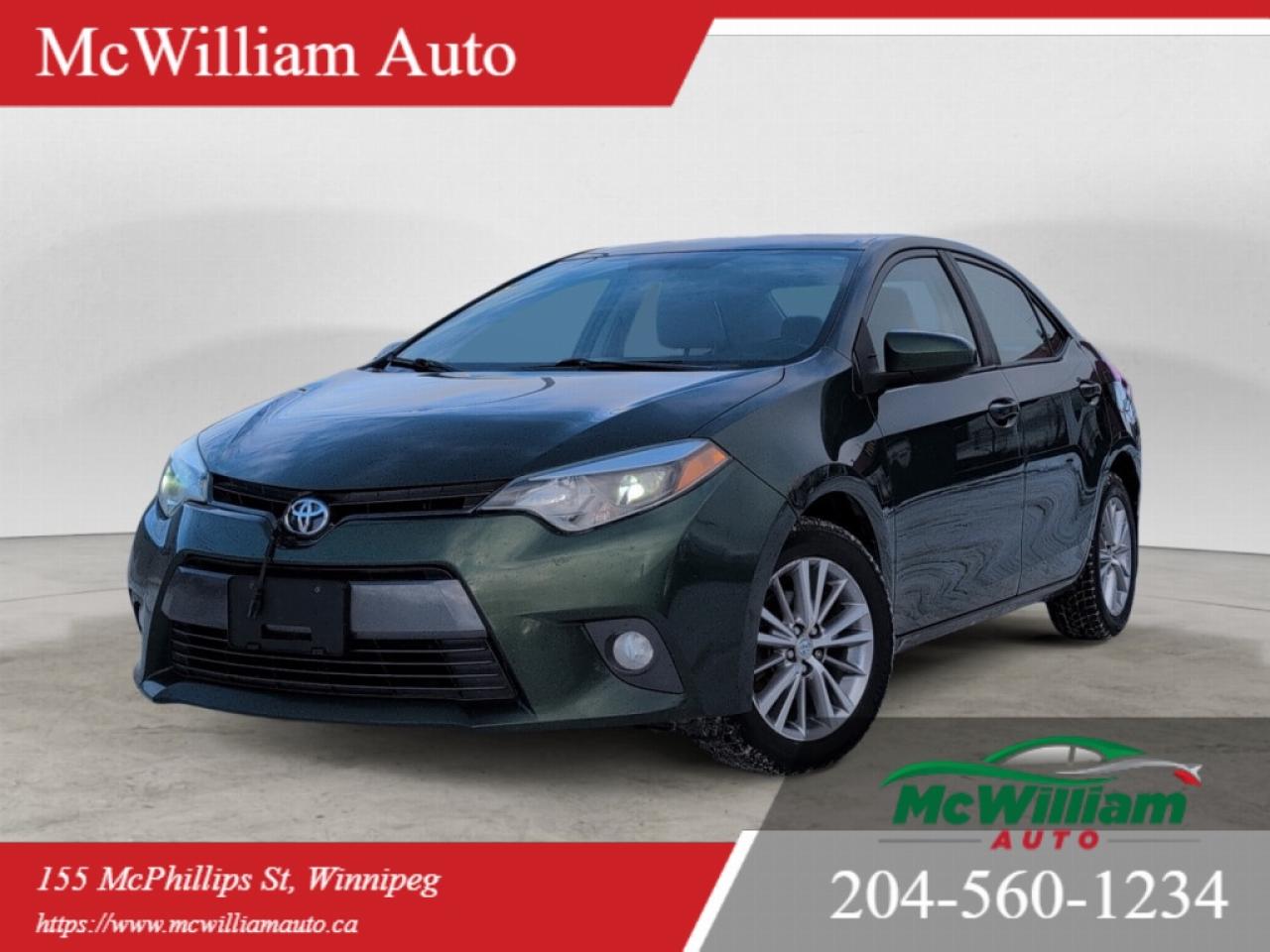 Used 2015 Toyota Corolla LE Plus | HTD STS | BACK UP CAM | SUN ROOF | for sale in Winnipeg, MB