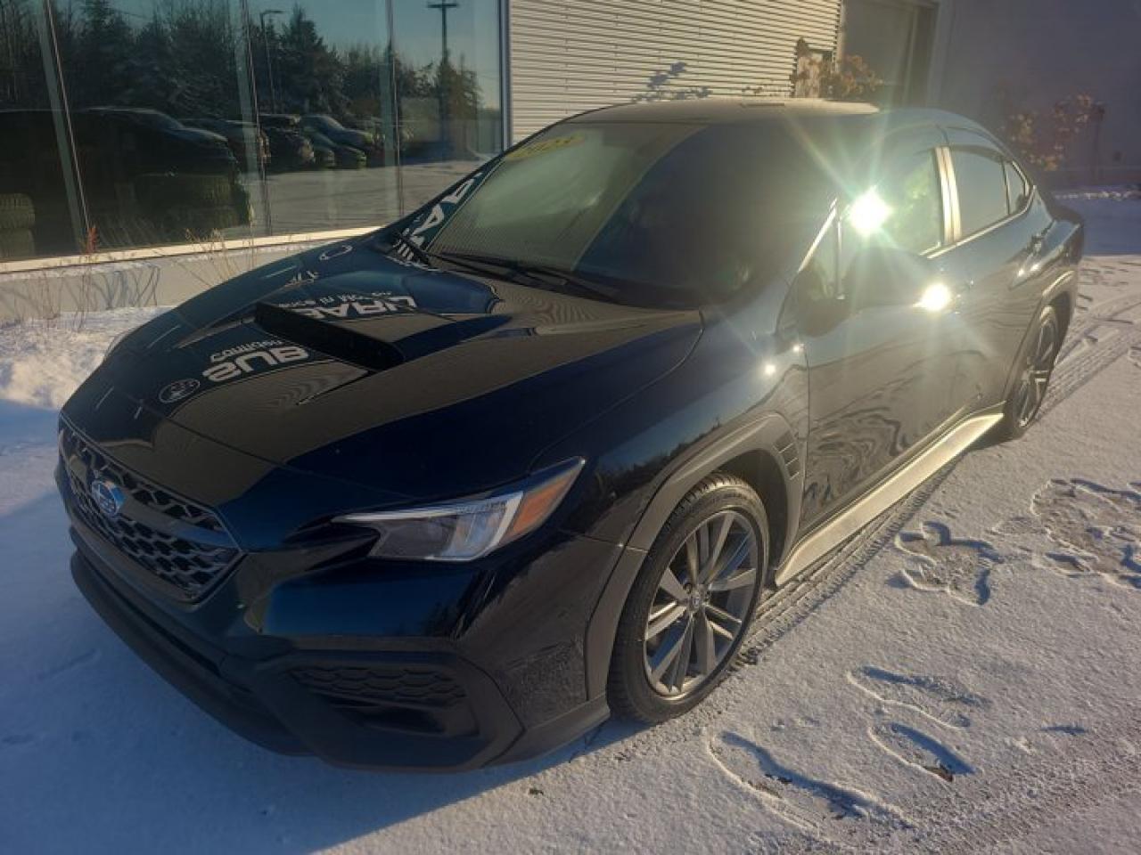 Recent Arrival!Odometer is 19933 kilometers below market average!Crystal Black Silica 2023 Subaru WRX AWD 6-Speed Manual 2.4L 4-Cylinder DOHC 16VValue Market Pricing, No Accidents, ABS brakes, Air Conditioning, Alloy wheels, Apple CarPlay/Android Auto, Exterior Parking Camera Rear, Fully automatic headlights, Heated door mirrors, Heated front seats, Steering wheel mounted audio controls, Traction control.Certification Program Details: 85 Point Inspection Fresh Oil Change Brake Inspection Tire Inspection Fresh 1 Year MVI Full Detail Free Carfax Report Full Tank of Gas Certified TechniciansFair Market Pricing * No Pressure Sales Environment * Access to over 2000 used vehicles * Free Carfax with every car * Our highly skilled and experienced team will ensure that your vehicle is in excellent condition and looking fantastic!!Steele Auto Group is the most diversified group of automobile dealerships in Atlantic Canada, with 34 dealerships selling 27 brands and an employee base of over 1000. Sales are up by double digits over last year and the plan going forward is to expand further into Atlantic Canada.
