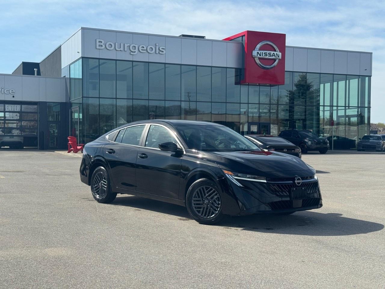<p>Introducing the 2026 Nissan Sentra SV Sedan in a stunning Black color, paired with a smooth Front-Wheel Drive. This vehicle offers exceptional handling that ensures a comfortable and controlled driving experience.</p> <p>The exterior of this sleek sedan is as bold as it is sophisticated, featuring LED turn signal indicators, alloy wheels, and a power tilt/sliding sunroof. Step inside to find a modern and elegantly designed Black interior, complete with ambient lighting on the dashboard and center console that adds an extra touch of luxury. Comfort is prioritized with heated front seats and a heated steering wheel, while the leather steering wheel offers a premium feel.</p> <p>Technology is at your fingertips with smart device integration, Apple CarPlay, and a suite of features such as keyless entry, remote start, and wireless charging for your smartphone. Stay connected and entertained with six premium speakers and satellite radio. Safety is paramount thanks to advanced features like adaptive cruise control, lane assist, and parking sensors that provide peace of mind on every journey.</p> <p>This vehicle is perfect for commuters as well as families seeking a reliable, stylish, and comfortable ride with modern features. Don't miss the chance to own this feature-packed 2026 Nissan Sentra SV Sedan. Contact our dealership today for more information and to schedule a test drive. Experience the difference for yourself!</p> <p>Were thrilled to share that <strong>Nissan has been named the #1 mass market brand in initial quality</strong> by the <strong>J.D. Power 2025 U.S. Initial Quality Study</strong>! This industry-leading recognition confirms what our customers already know  when you choose <strong>Nissan</strong>, youre choosing exceptional craftsmanship, innovative technology, and dependable performance from day one.</p><p>At <strong>Bourgeois Midland Nissan</strong>, were proud to offer a full lineup of award-winning models like the <a target=_blank rel=noopener noreferrer nofollow href=https://www.bourgeoisnissan.com/inventory/?keyword=Rogue><strong>Nissan Rogue</strong></a>, <a target=_blank rel=noopener noreferrer nofollow href=https://www.bourgeoisnissan.com/inventory/?keyword=Altima&sort[id]=relevance&sort[sortDirection]=DESCENDING><strong>Altima</strong></a>, <a target=_blank rel=noopener noreferrer nofollow href=https://www.bourgeoisnissan.com/inventory/?modelId[]=P8Iy5bd_S_u3nnuzDJOpLA&keyword=Kicks&sort[id]=relevance&sort[sortDirection]=DESCENDING><strong>Kicks</strong></a>, and <a target=_blank rel=noopener noreferrer nofollow href=https://www.bourgeoisnissan.com/inventory/?&keyword=Kicks%20Play&sort[id]=relevance&sort[sortDirection]=DESCENDING><strong>Kicks Play</strong></a>  vehicles that consistently deliver on quality, comfort, and reliability.</p><p>Ready to experience the Nissan difference? Visit our Midland dealership today and discover why more Canadians are driving home in a Nissan.</p> <p><strong>Why Choose the Bourgeois Auto Group?</strong></p><p>For 80 years, Bourgeois Auto Group has been delivering exceptional automotive experiences. Our factor trained teams work to ensure you receive the shopping experience you deserve; whether you're looking for a new or new-to-you vehicle.</p><p>Shop 24/7 with our online showroom and chat service, ensuring convenience every step of the way. No hidden fees, full disclosure, and every pre-owned vehicle comes with a Carfax® report for peace of mind.</p><p>We offer a wide selection of pre-owned vehicles, all competitively priced using real-time market data. Get the best deal on your purchase and trade-in with our free Live Market Analysis report.</p><p>Looking to sell your car? We buy any make or modelno purchase required. Our simple to use online trade valuation tool will provide you with a clear, transparent selling experience whether you buy our car or not.</p><p>Backed by hundreds dedicated employees across 4 convenient locations, were here to meet all your automotive needs. Visit us in Midland or Parry Sound and explore our inventory or schedule your next service today.</p> <p><strong>Financing Your Next Vehicle with Bourgeois Midland Nissan:</strong></p><p>At Bourgeois Midland Nissan, we make financing your next vehicle simple and stress-free! Our team works with trusted lenders to find flexible options tailored to your budget. Drive away with confidenceapply today!</p><p>Take advantage of our online pre-qualification tool, backed by Equifax and TD Bank to find the payment that works for you. Simply <a href=https://www.bourgeoisnissan.com/pre-qualify-for-financing/ rel=nofollow><strong>CLICK HERE</strong></a> to use our secure online credit tool with no impact to your credit.</p>