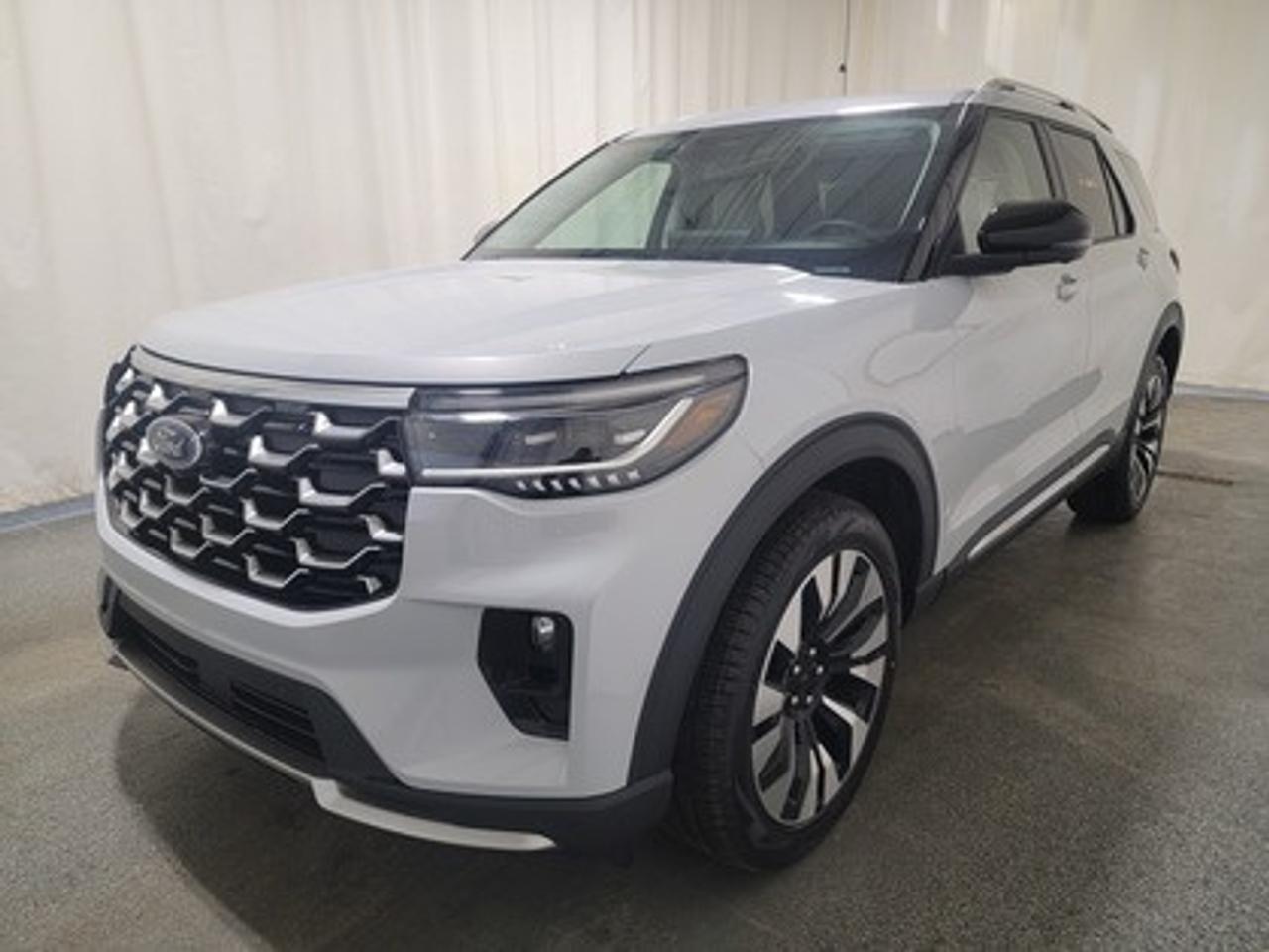 The 2026 Ford Explorer Platinum 600A 4WD shines in Space White Metallic, this premium SUV is powered by a robust 2.3L EcoBoost I-4 engine paired with a 10-speed automatic transmission. With 300 horsepower and 310 lb-ft of torque, it delivers dynamic performance, giving a highway/city fuel economy of 10.4L/100km (27 Miles per gallon).

This vehicle comes with the All-Weather Packageready to take on any season!
Snow, rain, mud, or sunshinethis vehicle is built for it all! The All-Weather Package adds extra protection where it matters most, with premium mud flaps to shield your paint from road debris, all-weather floor mats to protect your interior from lifes messes, and Xpel paint protection to help guard against those infuriating rock chips. Drive with confidence, knowing your investment is protected from Regina's elements.

Key Features:
Ford Bluecruise
Ford Co-Pilot360 Assist 2.0
360 Degree Camera 
Adaptive Cruise Control
BLIS (Blind Spot Information System)
Evasive Steering Assist
Lane Keeping System
Reverse Brake Assist
Rain Sensing Wipers 
LED Taillamps
Panoramic Fixed Glass Moonroof with Power Shade
B&O Sound System
20 Luster Nickle-Painted Aluminum Wheels
Heated And Ventilated Front Seats
Heated Second Row Seats
Memory Driver Seat
Ford Connectivity Package
Lux Leather Package
21 Ultra Bright Mach Wheels
18 Spare Wheel and Jack Kit

Whether you're navigating urban streets or taking on Saskatchewan's rugged terrain, the 2026 Explorer Platinum ensures a first-class experience for every journey. Experience the 2025 Ford Explorer Platinum 600A at Bennett Dunlop Ford your trusted destinations for all things automotive. With our transparent pricing, unparalleled customer perks, and commitment to providing the best service, your satisfaction is guaranteed. Whether you're upgrading or purchasing for the first time, well ensure a seamless and enjoyable car-buying experience.

Bennett Dunlop Ford, proudly serving Regina for over 40 years, is conveniently located at 770 Broad Street. With over 3,500 Google reviews, our reputation reflects our commitment to providing a fast, easy, and enjoyable vehicle-buying experience. We eliminate the hassle with no admin or documentation fees, transparent upfront pricing that lets you shop with total confidence. But were more than just a dealershipwere driven to make a difference by supporting local community initiatives and events that matter to you. Visit Bennett Dunlop Ford today and experience why were Reginas trusted choice for quality vehicles, exceptional service, and a genuine commitment to driving change in our community!