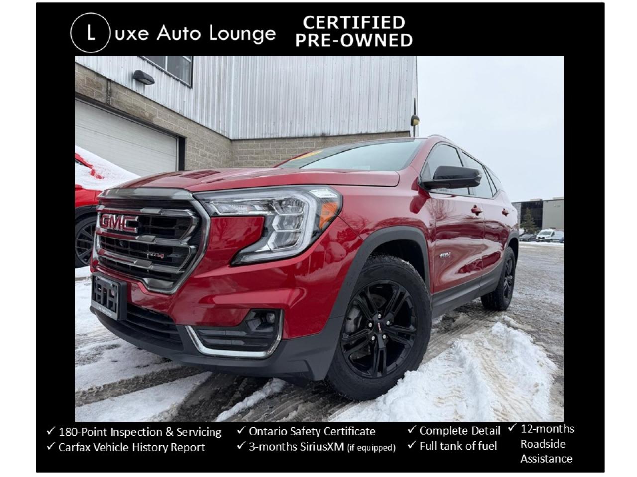 2023 GMC Terrain AT4 - LOW KM, BOSE, HUD, PANO ROOF, LEATHER, CLEAN