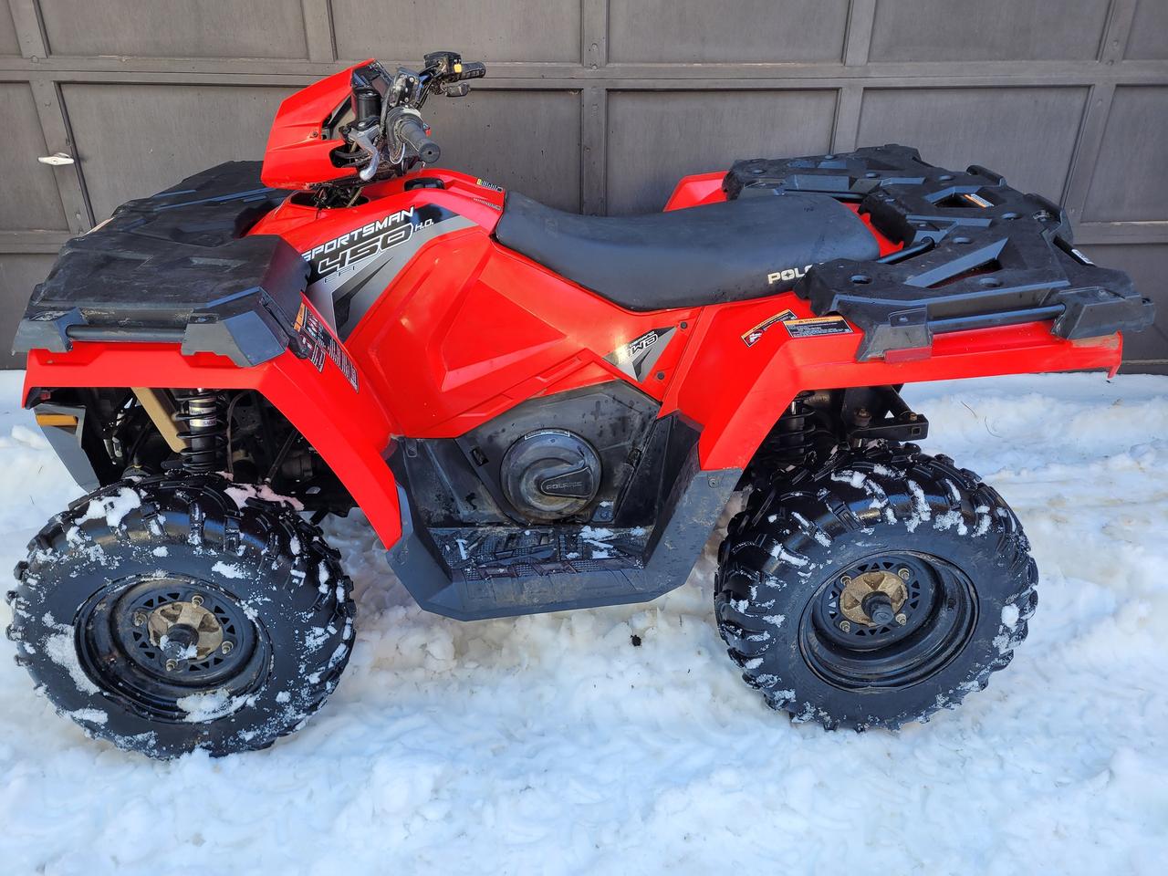2019 Polaris Sportsman 450 HO EPS No Freight or PDI Financing Available Trade-ins OK - Photo #1