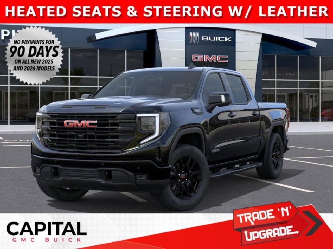 Take a look at this 2026 GMC SIERRA 1500 Elevation Premium Package... Fully Equipped with Power Sunroof, Heated Leather BUCKET Seats, Heated Steering, Adaptive Cruise Control, 360 CAM, 6 Assist Steps, MultiPro Tailgate, Remote Start, Wireless Charger, Blind Zone monitoring, and so much more!Ask for the Internet Department for more information or book your test drive today! Text 825-445-0521 for fast answers at your fingertips!AMVIC Licensed Dealer - Licence Number B1044900Disclaimer: All prices are plus taxes and include all cash credits and loyalties. See dealer for details. AMVIC Licensed Dealer # B1044900