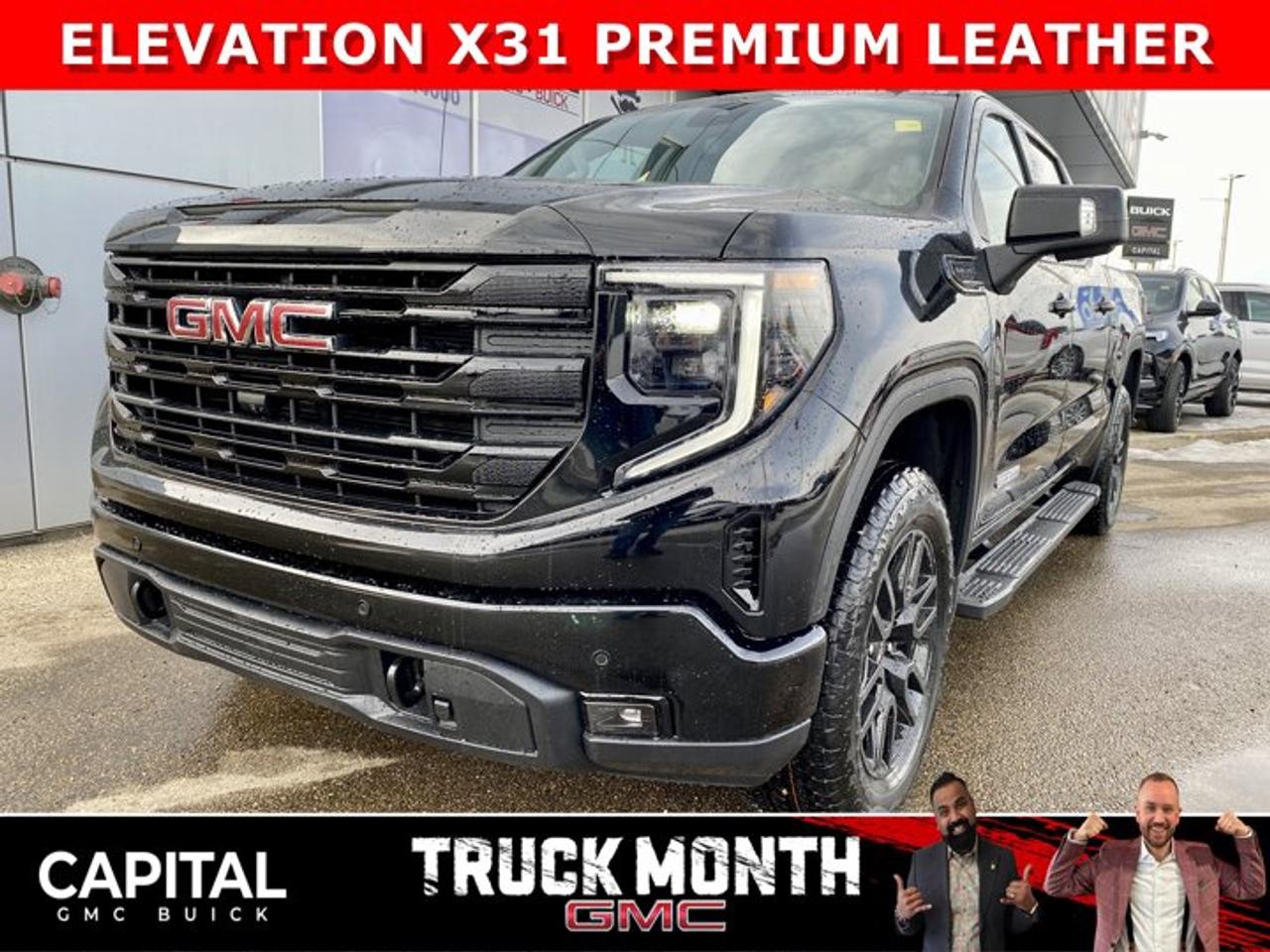 Take a look at this 2026 GMC SIERRA 1500 Elevation Premium Package... Fully Equipped with Power Sunroof, Heated Leather BUCKET Seats, X31 Package, Dual Exhaust, Heated Steering, Adaptive Cruise Control, 360 CAM, 6 Assist Steps, MultiPro Tailgate, Integrated Brake Controller, Wireless Charger, Blind Zone monitoring, and so much more!Ask for the Internet Department for more information or book your test drive today! Text 825-445-0521 for fast answers at your fingertips!AMVIC Licensed Dealer - Licence Number B1044900Disclaimer: All prices are plus taxes and include all cash credits and loyalties. See dealer for details. AMVIC Licensed Dealer # B1044900