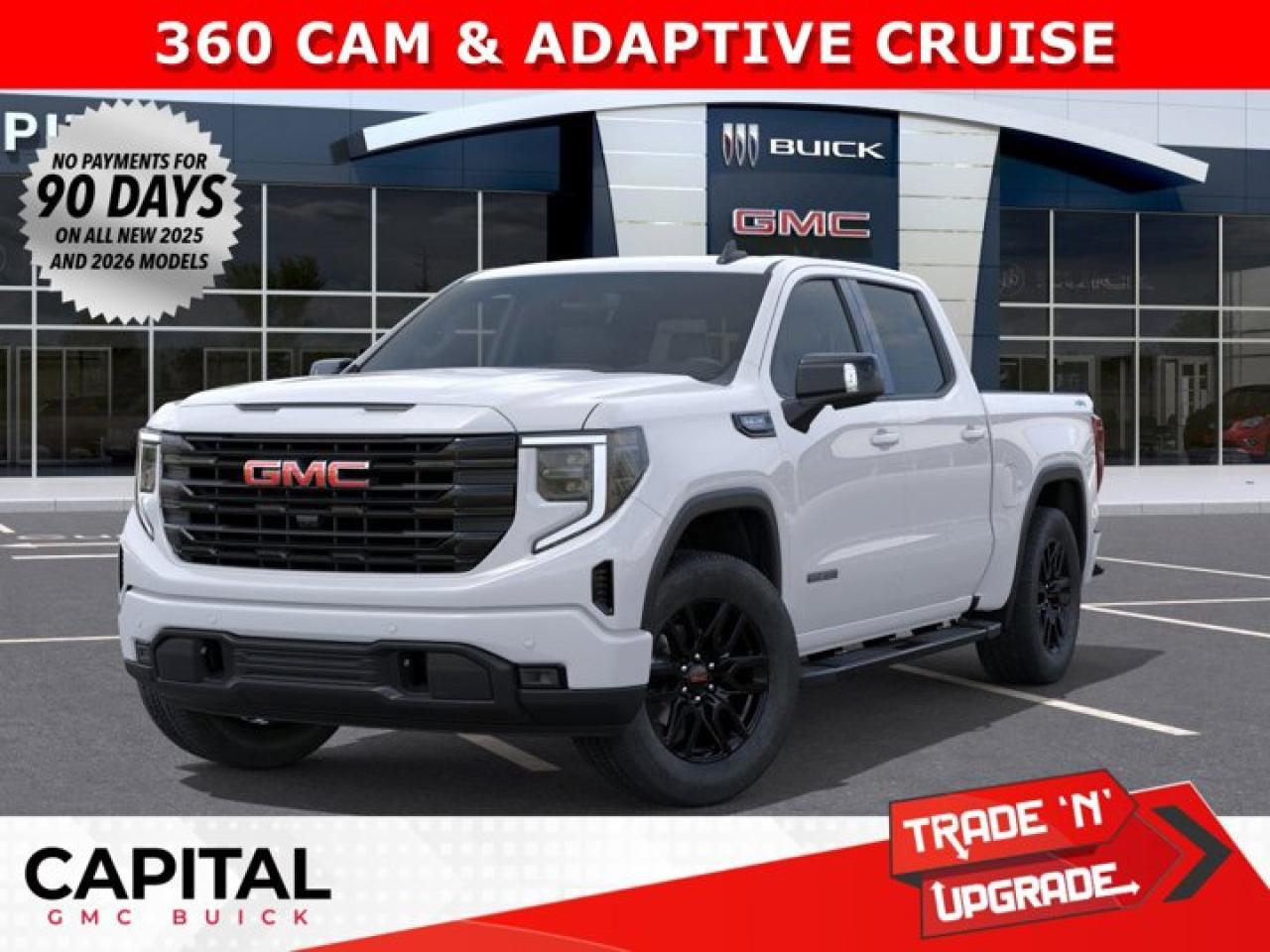 Take a look at this 2026 GMC SIERRA 1500 Elevation Premium Package... Fully Equipped with Power Sunroof, Heated Leather BUCKET Seats, Heated Steering, Adaptive Cruise Control, 360 CAM, 6 Assist Steps, MultiPro Tailgate, Remote Start, Wireless Charger, Blind Zone monitoring, and so much more!Ask for the Internet Department for more information or book your test drive today! Text 825-445-0521 for fast answers at your fingertips!AMVIC Licensed Dealer - Licence Number B1044900Disclaimer: All prices are plus taxes and include all cash credits and loyalties. See dealer for details. AMVIC Licensed Dealer # B1044900