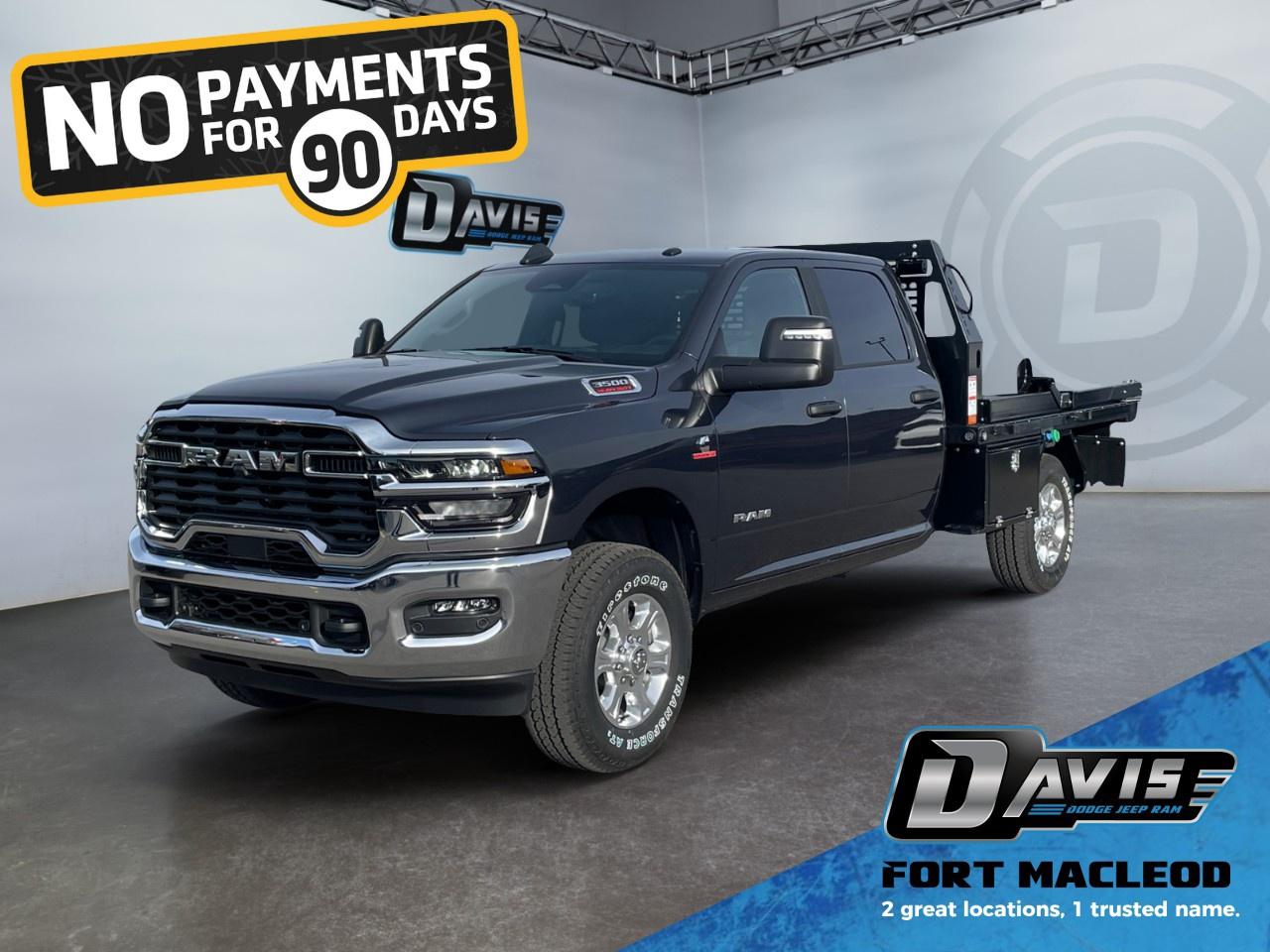 <p>Falcan 100" Multi-Deck</p><ul><li><p>Heavy Duty Dual Lift, Squeeze and Extension Cylinders</p></li><li><p>Turnover Flush-Mount Gooseneck Ball</p></li><li><p>2" Rear Receiver hitch</p></li><li><p>Controls on 35' cable for movement outside the truck</p></li><li><p>2 30" toolboxes</p></li><li><p>Steps & grab handles</p></li><li><p>LED headache rack work lights</p></li><li><p>backup camera</p></li><li><p>front and rear trailer plug</p><p></p></li></ul>