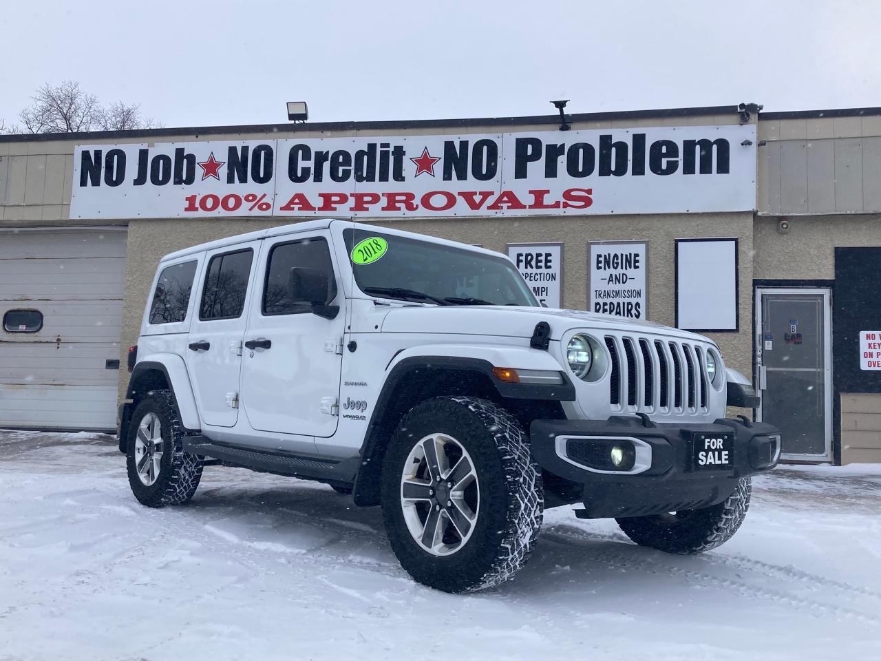 Used 2018 Jeep Wrangler SAHARA 4X4 for sale in Winnipeg, MB