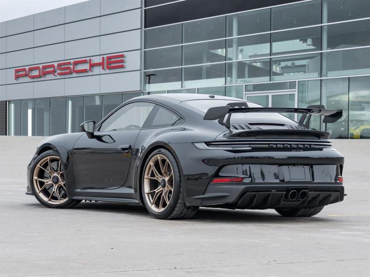 2022 Porsche 911 GT3 Coupe CPO PCCB with Calipers in High Gloss Bla Photo3