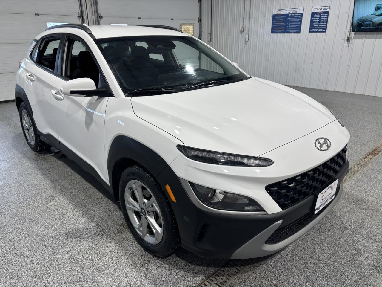 <h3 data-start=129 data-end=172><span>Modern Style Meets Everyday Comfort </span></h3><p data-start=174 data-end=558><span>Enjoy confidence, efficiency, and smart design with this </span><span data-start=231 data-end=266>2023 Hyundai Kona Preferred FWD</span><span>! Powered by a reliable </span><span data-start=290 data-end=314>2.0L inline-4 engine</span><span>, the Kona delivers smooth performance and excellent fuel economy, making it ideal for both city commuting and highway driving . Its Front-Wheel Drive setup provides stable, predictable handling and an easy, comfortable driving experience.</span></p><p data-start=560 data-end=1040><span>Step inside and experience comfort built for every season . The </span><span data-start=629 data-end=647>Preferred trim</span><span> comes equipped with </span><span data-start=668 data-end=718>heated front seats and a heated steering wheel</span><span>, keeping you warm and comfortable during colder months . Stay seamlessly connected with </span><span data-start=810 data-end=844>Apple CarPlay and Android Auto</span><span>, giving you easy access to navigation, music, calls, and apps right from the touchscreen . The thoughtfully designed interior also offers flexible cargo space for everyday practicality .</span></p><p><span> </span></p><p data-start=1042 data-end=1403><span>Safe, dependable, and packed with value . The 2023 Hyundai Kona Preferred FWD is known for its reliability, advanced safety features, and user-friendly technology, making it an excellent choice for commuters, first-time buyers, or anyone looking for a stylish and practical compact SUV. From comfort to efficiency, this Kona checks all the right boxes .</span></p><p data-start=1042 data-end=1403><span>Includes balance of </span><span><font color=#000000>Hyundai</font></span><span> </span><span>comprehensive warranty until January 2028 or 100,000km</span><span></span></p><p><span>At Sisson Auto, we make buying a vehicle a seamless and stress-free experience. Our transparent pricing eliminates haggling and eliminates any hidden fees. To give you peace of mind, we offer a 3-day/600 km No-Hassle Return Policy, a 30-day exchange privilege, minimum warranties with 24-hour roadside assistance, a check for safety recalls, and a complimentary CarFax history report. Plus, home delivery is free within 200 km. Dealer permit #5471. </span></p><p></p><p><span>** This description was written by AI based on information provided about the vehicle. AI can sometimes produce incorrect information. Please confirm all details with the dealership.</span></p>