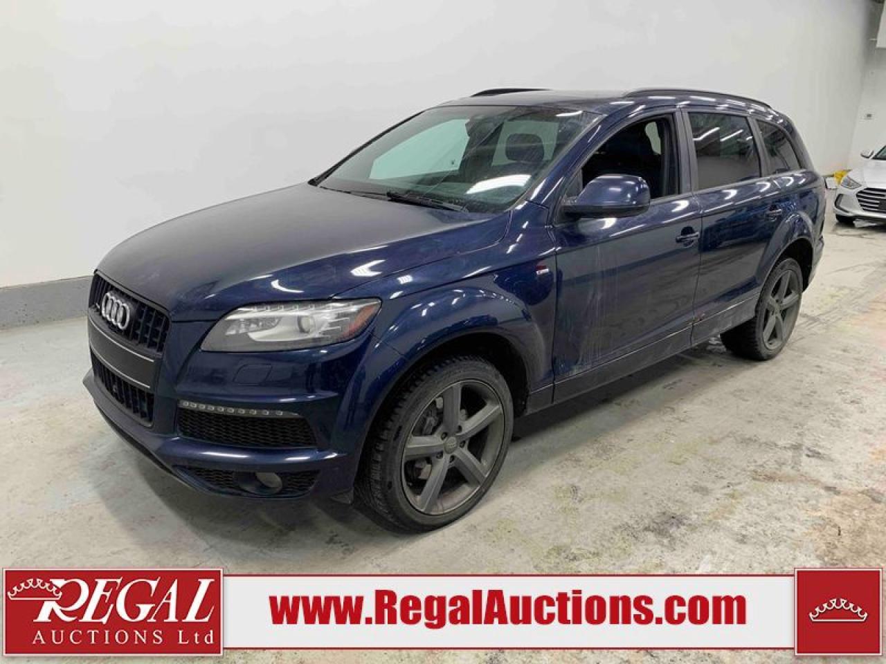 OFFERS WILL NOT BE ACCEPTED BY EMAIL OR PHONE - THIS VEHICLE WILL GO ON TIMED ONLINE AUCTION on Tuesday January 20.<br><br/>VEHICLE DESCRIPTION <br/>Stock #: 13032 <br/>Lot #: 308R <br/>Reserve Price: $5,000 <br/>CarProof Report: Available at www.RegalAuctions.com <br/><br/>IMPORTANT DECLARATION <br/>Finance Repo: This vehicle has been seized or surrendered to a creditor or bankruptcy trustee. <br/>Out of Province - SK: This vehicle has not previously been registered in Alberta. The purchaser must have the vehicle undergo and pass an Out of Province inspection before it can be registered in Alberta. <br/>Active Status: This vehicles title is listed as Active Status. <br/> Live Online Bidding: This vehicle will be available for bidding over the internet, visit www.RegalAuctions.com to register. <br/> <br/>The simple solution to selling your car or truck. Bring your clean vehicle in with your Drivers License and current Registration and well put it on the auction block at our next sale.<br/><br/>www.RegalAuctions.com