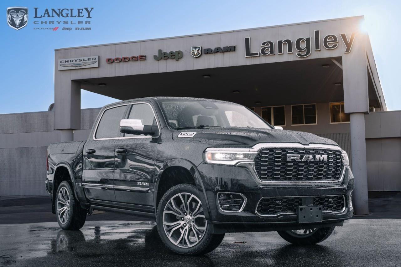 <p><strong>2026 RAM 1500 Tungsten 4x4 Crew Cab 5'7" Box</strong></p><p>The 2026 RAM 1500 Tungsten establishes a new benchmark for pickup luxury, combining elite craftsmanship with the high-output performance of the Hurricane engine. This flagship trim features an ultra-premium cabin and advanced towing technology, making it the most sophisticated and capable luxury truck ever produced by RAM.</p><p></p><ul><li><p><strong>Engine</strong>: 3.0L Hurricane High-Output Twin-Turbo I-6 (540 hp, 521 lb-ft torque)</p><p></p></li><li><p><strong>Drivetrain</strong>: 4x4 with 8-speed automatic transmission and 3.92 rear axle ratio</p><p></p></li><li><p><strong>Max Towing</strong>: Up to 4,500 kg (9,920 lbs) when properly equipped</p><p></p></li><li><p><strong>Technology</strong>: 14.5-inch Uconnect® 5 touchscreen, 10.25-inch passenger screen, and Head-Up Display</p><p></p></li><li><p><strong>Interior</strong>: 24-way power quilted leather massage seats and 23-speaker Klipsch® Reference Premiere audio</p><p></p></li><li><p><strong>Key Features</strong>: Active-Level Four-Corner Air Suspension, 22-inch aluminum wheels, and power-sliding sunroof</p><p></p></li></ul><p>Come book a test drive at Langley Chrysler, conveniently located in Langley, British Columbia.</p>*All new vehicle purchases are plus the PDI accessory installs and any price increases provided by the manufacturer. For trucks the accessories will include wheel locks, spray-in liners, and mud flaps. For all other vehicles, wheel locks are standard, other equipment may apply. Confirm with the dealer.

<p>*All prices are net of all manufacturer incentives and/or rebates and are subject to change by the manufacturer without notice. All prices plus applicable taxes, applicable environmental recovery charges, documentation of $599 and full tank of fuel surcharge of $76 if a full tank is chosen.<br />Other items available that are not included in the above price:<br />Tire & Rim Protection and Key fob insurance starting from $599<br />Service contracts (extended warranties) for up to 7 years and 200,000 kms starting from $599<br />Custom vehicle accessory packages, mudflaps and deflectors, tire and rim packages, lift kits, exhaust kits and tonneau covers, canopies and much more that can be added to your payment at time of purchase<br />Undercoating, rust modules, and full protection packages starting from $199<br />Flexible life, disability and critical illness insurances to protect portions of or the entire length of vehicle loan?im?im<br />Financing Fee of $500 when applicable<br />Prices shown are determined using the largest available rebates and incentives and may not qualify for special APR finance offers. See dealer for details. This is a limited time offer.</p>