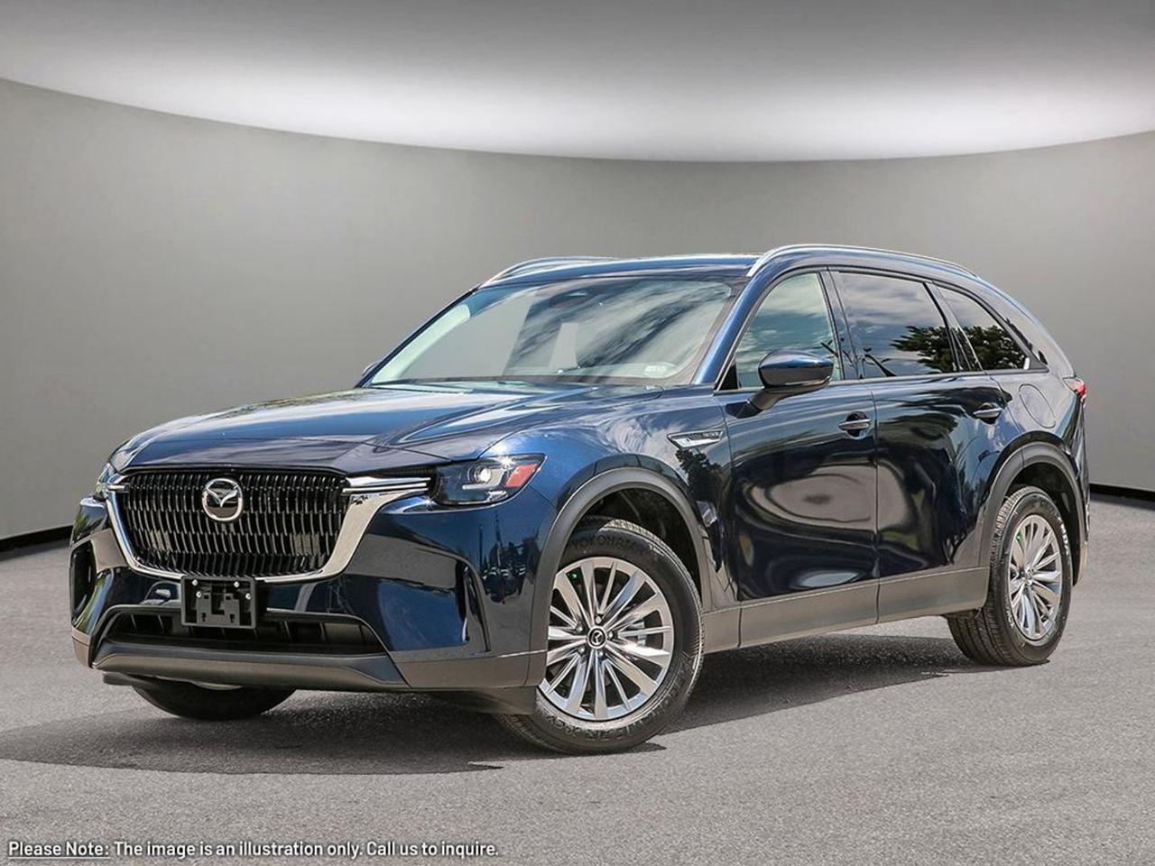 Experience the perfect blend of power, efficiency, and luxury with the 2026 Mazda CX-90 MHEV GS-L AWD in striking Blue with Black interior. This advanced mild hybrid SUV features a smooth 8-speed automatic transmission with selectable drivetrain modes and full-time all-wheel drive for confident handling in any condition.Enjoy cutting-edge technology with a 12.3-inch touchscreen, dual-zone climate control, and comprehensive safety systems including lane departure prevention, blind spot warning, and pedestrian impact prevention. Luxury meets comfort in heated leatherette seats with 8-way power driver adjustments and a heated steering wheel.With a robust hybrid electric motor alternator and Li-ion battery, the CX-90 offers improved fuel efficiency without sacrificing performance. Stay connected and entertained with wireless charging, 6 USB ports, and Bluetooth smart device mirroring.From its sleek Black grille with chrome accents to the steel quasi-dual exhaust, this SUV combines style with function. Make every drive exceptionalvisit Go Mazda today and discover why the 2026 CX-90 MHEV GS-L AWD is the ideal SUV for your lifestyle.Go Mazda is an AMVIC licensed business.Please note that a new administration fee from Mazda Canada of $795 will apply to finance and cash purchases. effective February 1, 2024.