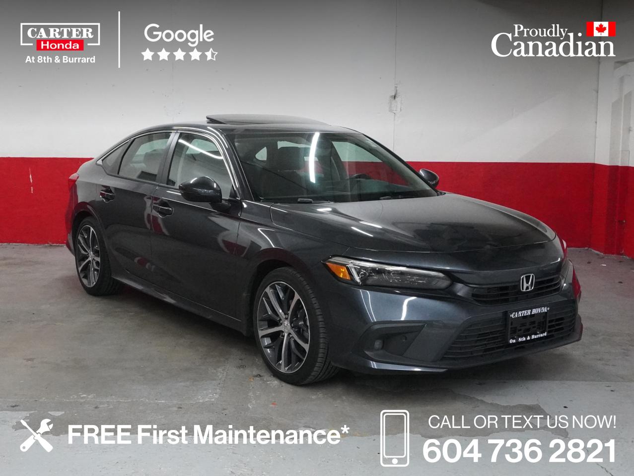 Used 2024 Honda Civic Sedan TOURING CIVIC GPS, LEATHER, BOSE, NO ACCIDENTS. for sale in Vancouver, BC