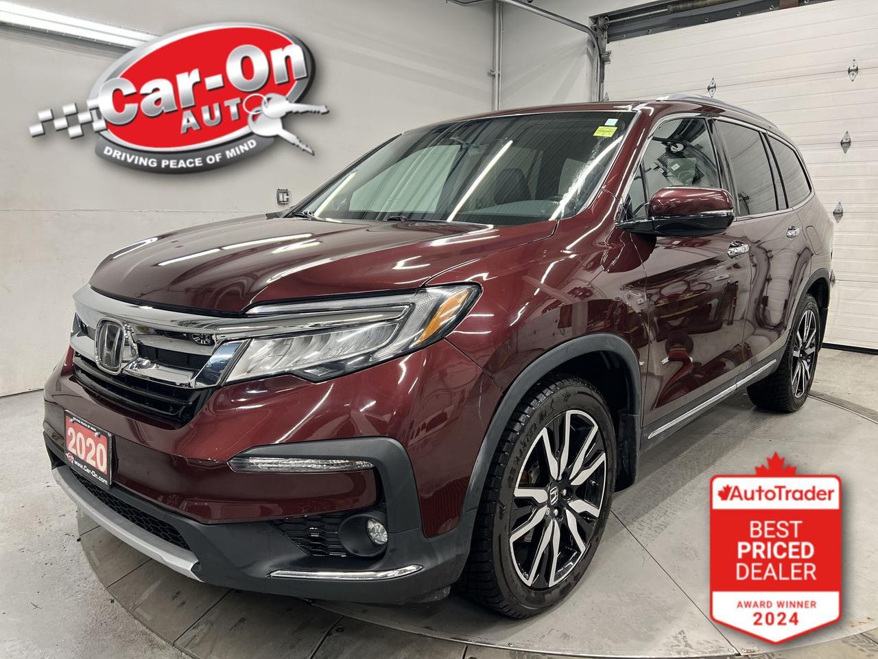 TOP OF THE LINE TOURING ALL-WHEEL DRIVE 8-PASSENGER!! Leather, sunroof, rear DVD player, heated/cooled front seats & heated 2nd row, heated steering, Android Auto/ Apple CarPlay, remote start, 20-inch alloys, adaptive cruise control, blind spot monitor, rear cross-traffic alert, pre-collision system, lane departure warning, backup camera, wireless charger, three-zone climate control, rain-sensing wipers, paddle shifters, ambient lighting, CabinTalk in-car PA, keyless entry w/ push start, power liftgate, full power group incl. power driver & passenger seats, automatic headlights, Bluetooth and Sirius XM!!