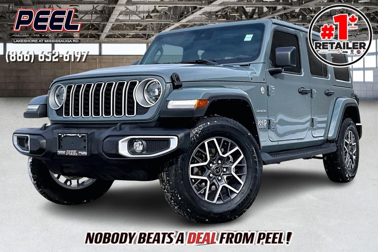 Used 2024 Jeep Wrangler Sahara | Heated Cloth Seats | SideSteps| NAV | 4X4 for sale in Mississauga, ON