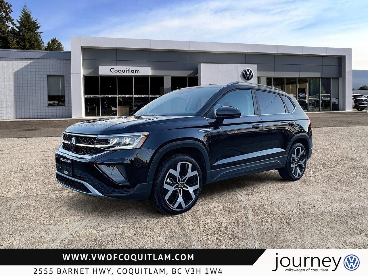 Used 2022 Volkswagen Taos Highline 1.5T 7sp at DSG w/ Tip 4M for sale in Coquitlam, BC