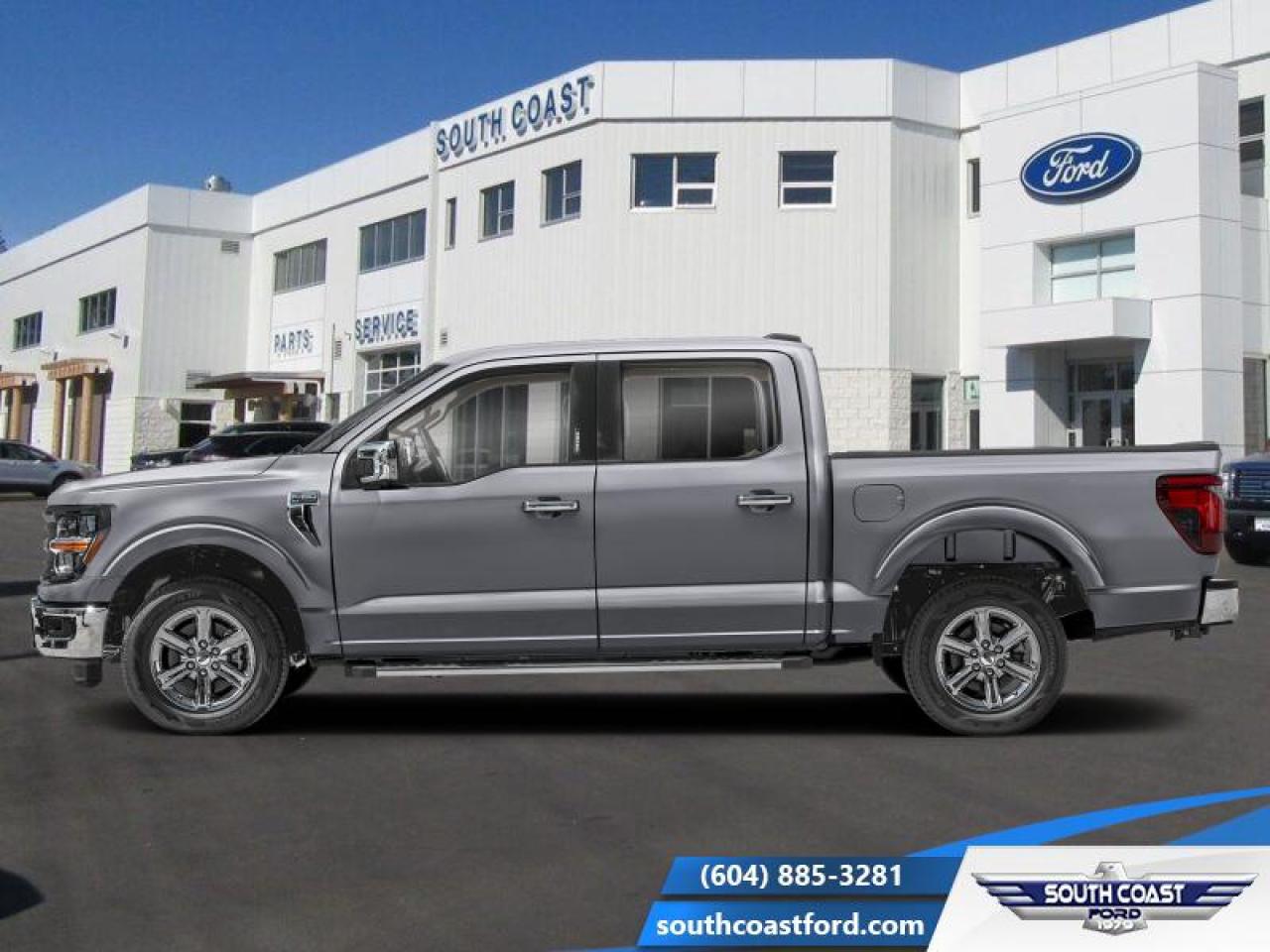 <b>Tailgate Step, 20 inch Chrome-Like PVD Wheels!</b><br> <br> The 2026 Ford F-150 brings unmatched capability, advanced innovation and bold design to the full-size pickup segment. <br> <br>The 2026 Ford F-150 combines proven leadership in toughness with smart innovation to deliver a truck built for real-world demands. Inside, the cabin features refined materials, intuitive tech and comfortable seating to support both driver and passengers on every journey. With its strong presence, flexible design and Fords legacy of dependability, the F-150 is ready for whatever work or play you throw its way.<br> <br>This Marsh Gray Crew Cab 4X4 pickup has an Automatic transmission and is powered by a 325HP 2.7L V6 Cylinder Engine. <br> <br> Our F-150s trim level is XLT. This vehicle has been upgraded with the following features: Tailgate Step, 20 inch Chrome-Like PVD Wheels.<br><br> View the original window sticker for this vehicle with this url <b><a href=http://www.windowsticker.forddirect.com/windowsticker.pdf?vin=1FTEW3LPXTFA58858 target=_blank>http://www.windowsticker.forddirect.com/windowsticker.pdf?vin=1FTEW3LPXTFA58858</a></b>.<br> <br>To apply right now for financing use this link: <a href=https://www.southcoastford.com/financing/ target=_blank>https://www.southcoastford.com/financing/</a><br><br> <br/> Total  rebate of $5000 is reflected in the price.  <br> Buy this vehicle now for the lowest bi-weekly payment of <b>$589.57</b> with $0 down for 84 months @ 7.99% APR O.A.C. ( taxes included, $595 Administration Fee included    / Total Obligation of $96594  ).  Incentives expire 2026-02-02.  See dealer for details. <br> <br>Call South Coast Ford Sales or come visit us in person. Were convenient to Sechelt, BC and located at 5606 Wharf Avenue. and look forward to helping you with your automotive needs. <br><br> Come by and check out our fleet of 20+ used cars and trucks and 80+ new cars and trucks for sale in Sechelt.  o~o