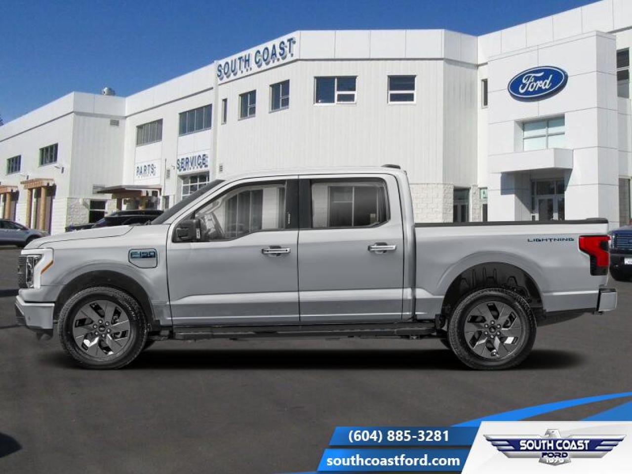 <b>Max Trailer Tow Package, Tailgate Step!</b><br> <br> This F-150 Lightning is expanding the definition of what a modern pickup truck can be. <br> <br>With an advanced all-electric powertrain, this F-150 Lightning continues the Ford Motors Legacy by producing a futuristic truck thats designed for the masses. More than just a concept, this F-150 Lightning proves that electric vehicles are more than just a gimmick, thanks to it impressive capability and massive network of electric charging station found throughout North America.<br> <br>This Iconic Silver Metallic Crew Cab 4X4 pickup has a Single Speed transmission and is powered by a DUAL EMOTOR - EXTENDED RANGE BATTERY engine. <br> <br> Our F-150 Lightnings trim level is Flash. This F-150 Lightning Flash comes very well equipped with a luxurious interior that includes heated front seats and a heated steering wheel, power adjustable pedals, Fords SYNC 4 infotainment system complete with voice recognition, built-in navigation, Apple CarPlay, Android Auto, and SiriusXM radio. It also comes with extended running boards and enhanced lighting, Ford Co-Pilot360 2.0, a super useful interior work surface, a class IV towing package, power locking tailgate, a large front trunk for extra storage, a proximity key, blind spot detection, lane keep assist, automatic emergency braking with pedestrian detection, accident evasion assist, and a 360 degree camera to help keep you safely on the road and so much more! This vehicle has been upgraded with the following features: Max Trailer Tow Package, Tailgate Step.<br><br> View the original window sticker for this vehicle with this url <b><a href=http://www.windowsticker.forddirect.com/windowsticker.pdf?vin=1FTVW3LU7SWG17786 target=_blank>http://www.windowsticker.forddirect.com/windowsticker.pdf?vin=1FTVW3LU7SWG17786</a></b>.<br> <br>To apply right now for financing use this link: <a href=https://www.southcoastford.com/financing/ target=_blank>https://www.southcoastford.com/financing/</a><br><br> <br/> Total  rebate of $10000 is reflected in the price.   5.49% financing for 84 months. <br> Buy this vehicle now for the lowest bi-weekly payment of <b>$598.12</b> with $0 down for 84 months @ 5.49% APR O.A.C. ( taxes included, $595 Administration Fee included    / Total Obligation of $97080  ).  Incentives expire 2026-02-02.  See dealer for details. <br> <br>Call South Coast Ford Sales or come visit us in person. Were convenient to Sechelt, BC and located at 5606 Wharf Avenue. and look forward to helping you with your automotive needs. <br><br> Come by and check out our fleet of 20+ used cars and trucks and 80+ new cars and trucks for sale in Sechelt.  o~o
