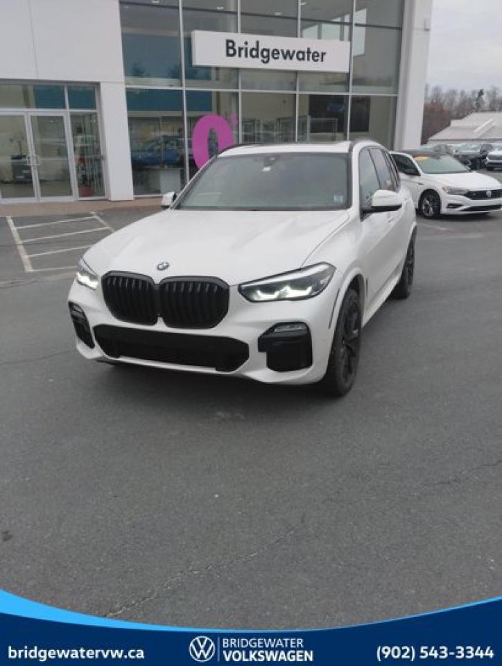 Recent Arrival! White Metallic 2019 BMW X5 xDrive40i AWD 8-Speed Automatic 3.0L I6 DOHC 24V TwinPower Turbo Bridgewater Volkswagen, Located in Bridgewater Nova Scotia.Cognac Cognac Perforated Vernasca Lea.Certification Program Details: 150 Points Inspection Fresh Oil Change Free Carfax Full Detail 2 years MVI Full Tank of Gas The 150+ point inspection includes: Engine Instrumentation Interior components Pre-test drive inspections The test drive Service bay inspection Appearance Final inspection