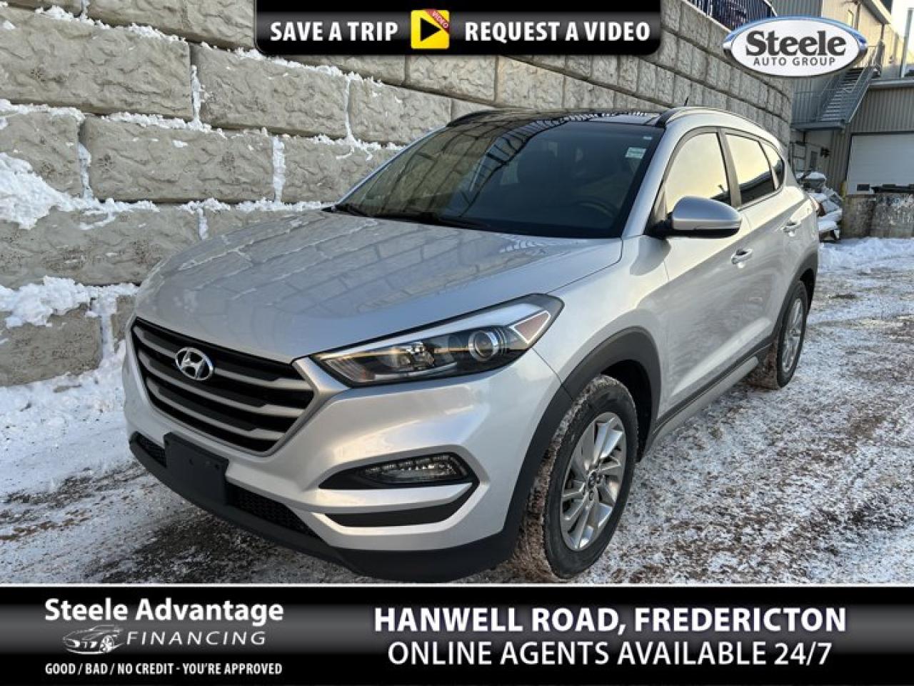 Back-Up Camera, Market Value Pricing, Bluetooth, Fresh MVI, 6 Speakers, Alloy wheels, Heated front seats, Heated steering wheel, Power moonroof. Recent Arrival! 6-Speed Automatic with Overdrive FWD New Price! I4 4D Sport Utility2017 Hyundai Tucson SE NEW ARRIVAL - 2 YEAR MVI - LOCAL TRADEAwards:* autoTRADER Top Picks Top Compact SUV * IIHS Canada Top Safety Pick Reviews:* Most owners say this era of Tucson attracted their attention with unique exterior styling, and sealed the deal with a great balance of comfortable ride quality and sporty, spirited driving dynamics. Bang-for-the-buck was highly rated as well. Source: autoTRADER.caAre you in need of a trustworthy auto dealership that can deliver comprehensive financing solutions for your next car, irrespective of your credit situation? Look no further than Fredericton Hyundai. Proudly being a part of the Steele Auto Group, Atlantic Canadas most extensive automobile network with an array of 28 distinctive vehicle brands spread across 58 locations (and growing) throughout New Brunswick, Nova Scotia, and PEI, we offer a diverse selection of sought-after mainstream automotive brands. At Fredericton Hyundai, we are fully aware that life doesnt always go according to plan, and unfortunate circumstances can befall the best of us. With this understanding in mind, we extend financing solutions to clients across the credit spectrum via our Steele Advantage Financing program. This unique initiative liaises with more than 20 esteemed financial institutions to secure the optimal financing arrangement for our customers. Regardless of whether you boast an impeccable credit record or are battling with credit issues, Fredericton Hyundai and the Steele Auto Group bring a wealth of knowledge and resources to assist you in securing the ideal vehicle and finance package. Coupled with our convenient door-to-door delivery services and unwavering dedication to superior customer service, Fredericton Hyundai and the Steele Auto Group solidify their position as your premier automotive solution provider in New Brunswick, Nova Scotia, and PEI.