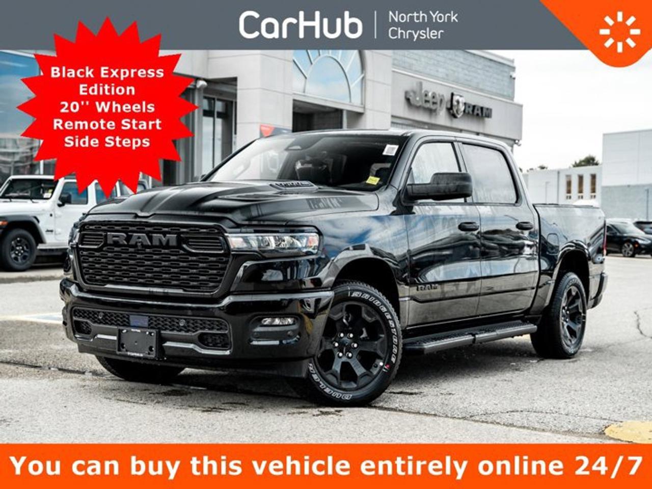 2026 RAM 1500 Express 4x4 Crew Cab 5'7" Box Black Express Edition 20'' Wheels Remote Start Photo