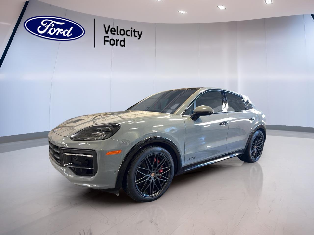 Experience the thrill of luxury and performance with the brand new 2025 Porsche Cayenne GTS, available exclusively at Velocity Ford in Moose Jaw. This SUV is a perfect blend of power and elegance, featuring a sleek grey exterior and an 8-Speed Tiptronic S transmission. Equipped with a 4.0L Twin-Turbocharged V8 engine, it promises an exhilarating drive with exceptional handling, thanks to its all-wheel drive system.

FEATURES OF THE Cayenne GTS
»» 4.0L Twin-Turbocharged V8 engine
»» 8-Speed Tiptronic S transmission
»» All-wheel drive for superior traction
»» Sleek grey exterior design

ADVANCED SAFETY FEATURES
»» Adaptive cruise control for effortless driving
»» Lane-keeping assist for added safety
»» Blind-spot monitoring enhances awareness
»» Automatic emergency braking for peace of mind

PERFORMANCE AND EFFICIENCY
»» 4.0L V8 offers thrilling performance
»» Twin-turbocharged for increased power
»» 8-speed transmission ensures smooth shifts
»» All-wheel drive for optimal control

COMFORT AND CONVENIENCE
»» Spacious interior for all passengers
»» Dual-zone climate control for personalized comfort
»» Power-adjustable seating for ease
»» Ample legroom for long journeys

TECHNOLOGY AND CONNECTIVITY
»» Advanced infotainment system for entertainment
»» Seamless smartphone integration
»» High-resolution display for clear visuals
»» Premium sound system for rich audio

CARGO SPACE
»» Generous cargo area for all needs
»» Rear seats fold for extra space
»» Convenient loading height
»» Multiple storage compartments

WHAT OTHER OWNERS LIKE
»» Powerful V8 engine performance
»» Luxurious and spacious interior
»» Advanced safety features
»» Smooth and responsive handling

This 2025 Porsche Cayenne GTSs VIN is: WP1BG2AY1SDA43308.<p> available exclusively at Velocity Ford in Moose Jaw. This SUV is a perfect blend of power and elegance</p>
<p> featuring a sleek grey exterior and an 8-Speed Tiptronic S transmission. Equipped with a 4.0L Twin-Turbocharged V8 engine</p>
<p> thanks to its all-wheel drive system.

FEATURES OF THE Cayenne GTS
»» 4.0L Twin-Turbocharged V8 engine
»» 8-Speed Tiptronic S transmission
»» All-wheel drive for superior traction
»» Sleek grey exterior design

ADVANCED SAFETY FEATURES
»» Adaptive cruise control for effortless driving
»» Lane-keeping assist for added safety
»» Blind-spot monitoring enhances awareness
»» Automatic emergency braking for peace of mind

PERFORMANCE AND EFFICIENCY
»» 4.0L V8 offers thrilling performance
»» Twin-turbocharged for increased power
»» 8-speed transmission ensures smooth shifts
»» All-wheel drive for optimal control

COMFORT AND CONVENIENCE
»» Spacious interior for all passengers
»» Dual-zone climate control for personalized comfort
»» Power-adjustable seating for ease
»» Ample legroom for long journeys

TECHNOLOGY AND CONNECTIVITY
»» Advanced infotainment system for entertainment
»» Seamless smartphone integration
»» High-resolution display for clear visuals
»» Premium sound system for rich audio

CARGO SPACE
»» Generous cargo area for all needs
»» Rear seats fold for extra space
»» Convenient loading height
»» Multiple storage compartments

WHAT OTHER OWNERS LIKE
»» Powerful V8 engine performance
»» Luxurious and spacious interior
»» Advanced safety features
»» Smooth and responsive handling

This 2025 Porsche Cayenne GTSs VIN is: WP1BG2AY1SDA43308.</p>