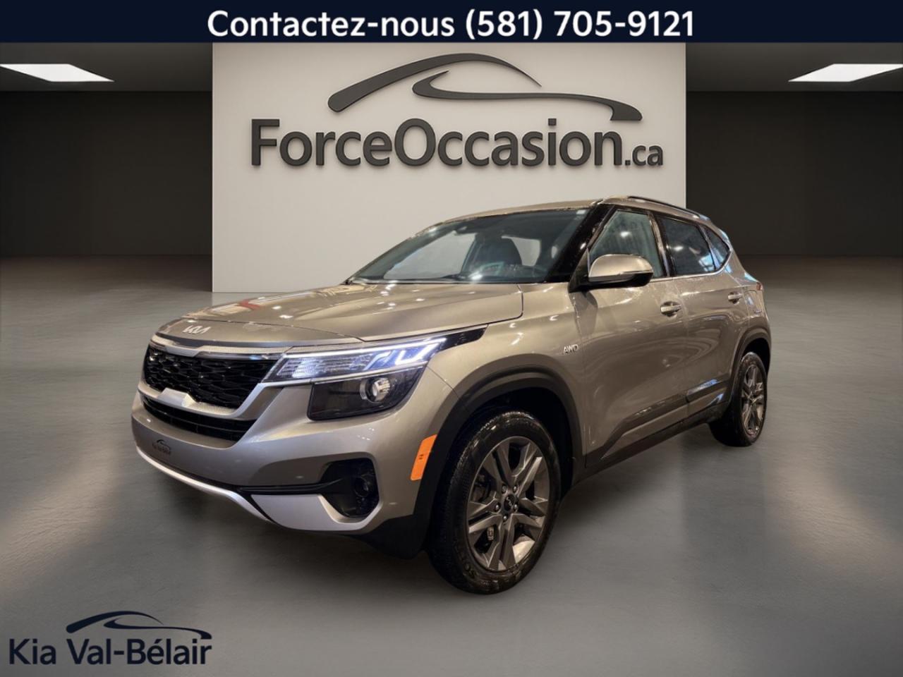 Used 2023 Kia Seltos EX *AWD *TOIT *CUIR *CAMERA *CARPLAY *SIEGES/VOLANT CHAUFF for sale in Québec, QC