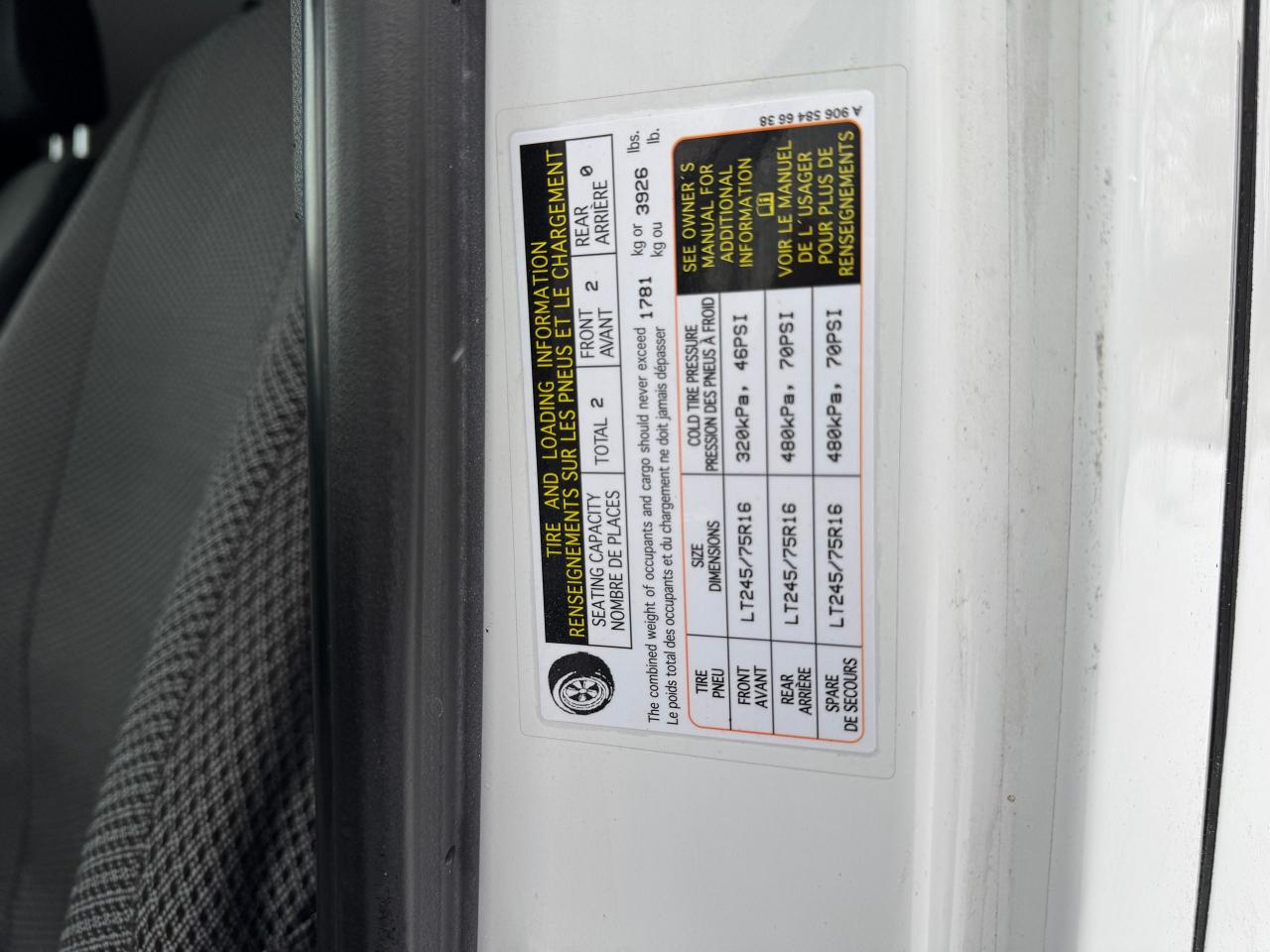 2020 Mercedes-Benz Sprinter 2500 3.0L V6 Diesel Clean Carfax Photo