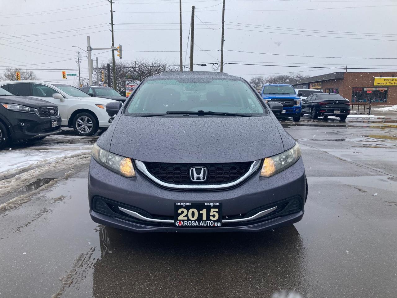 2015 Honda Civic EX SUNROOF NEW TIRES AND BRAKES SAFTEY CERTIFIED Photo