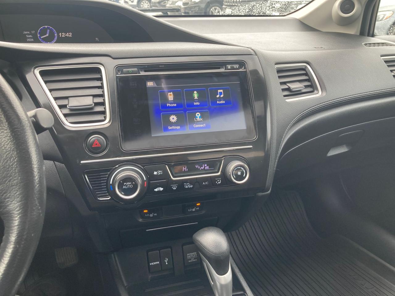 2015 Honda Civic EX SUNROOF NEW TIRES AND BRAKES SAFTEY CERTIFIED Photo