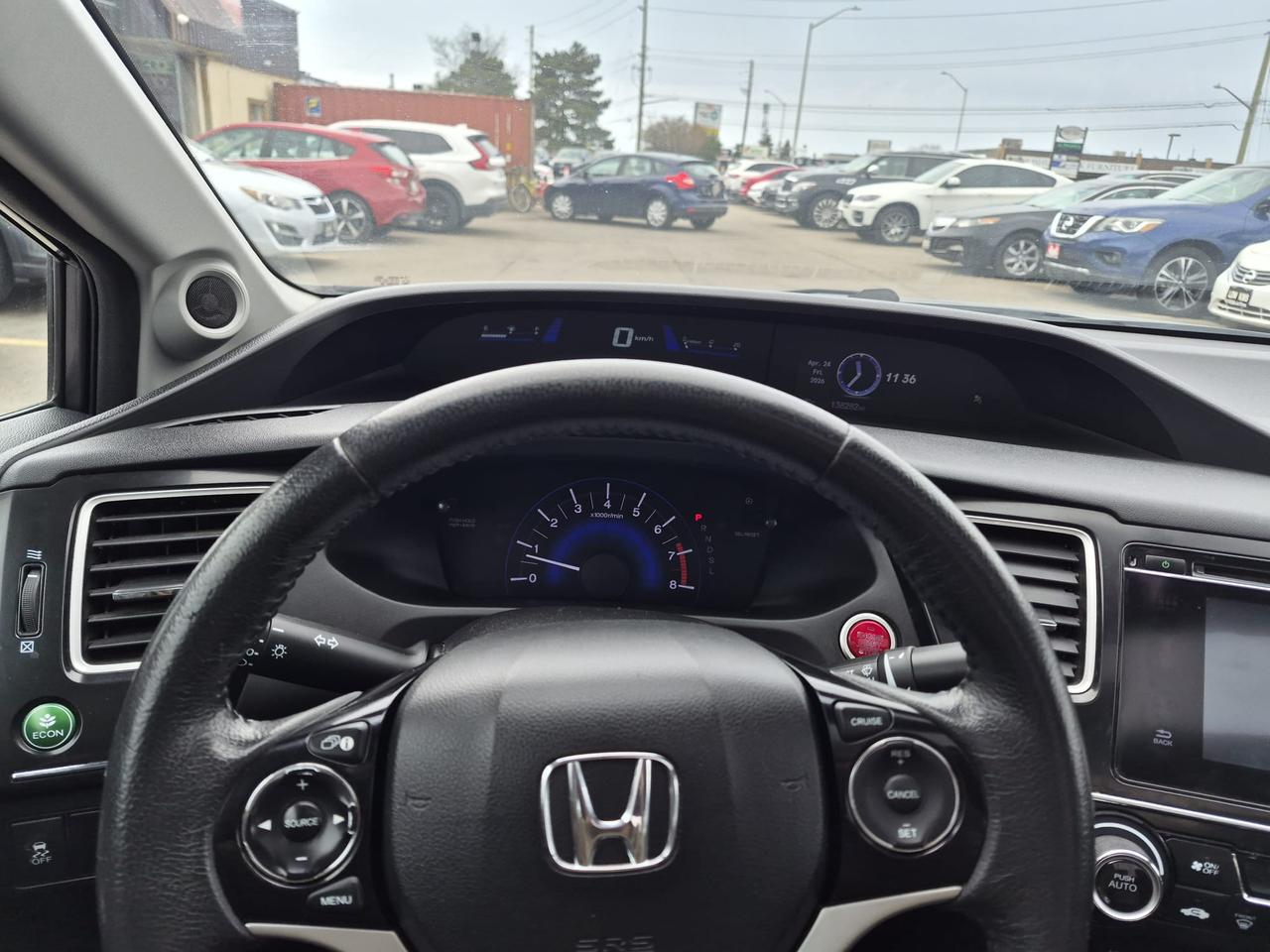 2015 Honda Civic EX SUNROOF NEW TIRES AND BRAKES SAFTEY CERTIFIED Photo