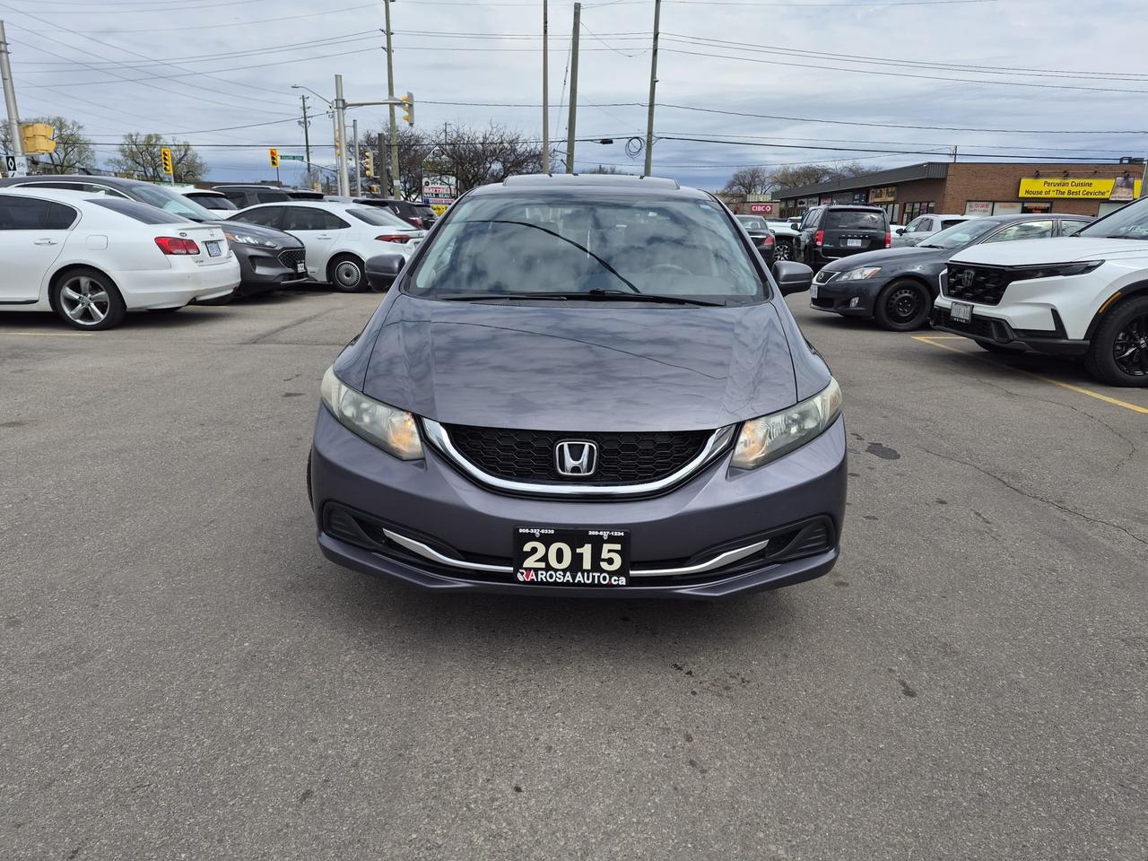 2015 Honda Civic EX SUNROOF NEW TIRES AND BRAKES SAFTEY CERTIFIED Photo