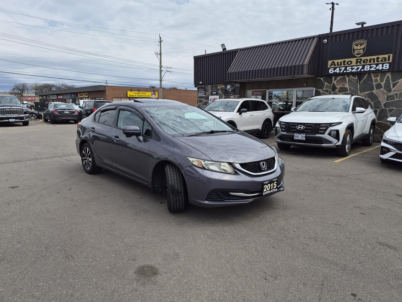 2015 Honda Civic EX SUNROOF NEW TIRES AND BRAKES SAFTEY CERTIFIED Photo