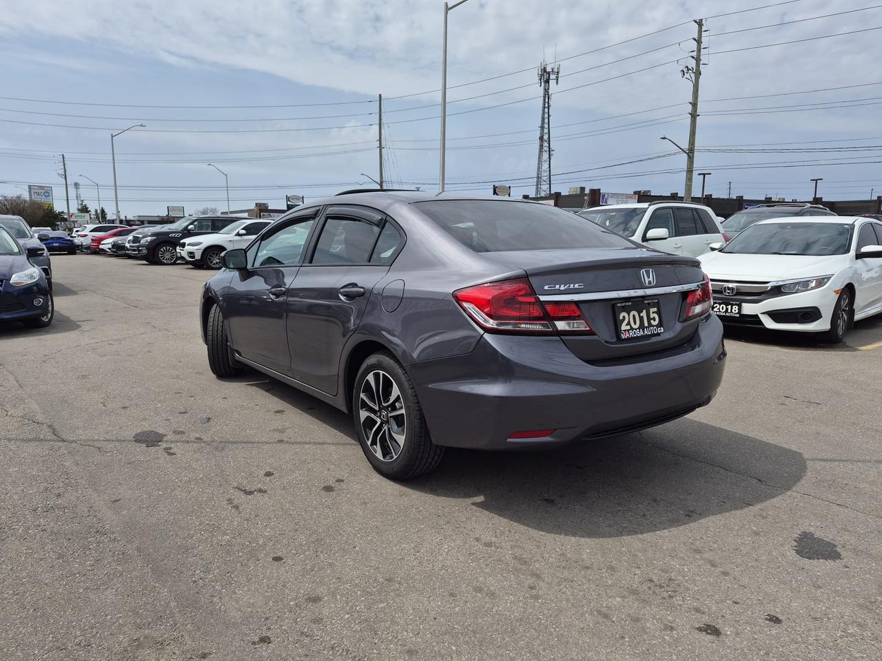 2015 Honda Civic EX SUNROOF NEW TIRES AND BRAKES SAFTEY CERTIFIED Photo