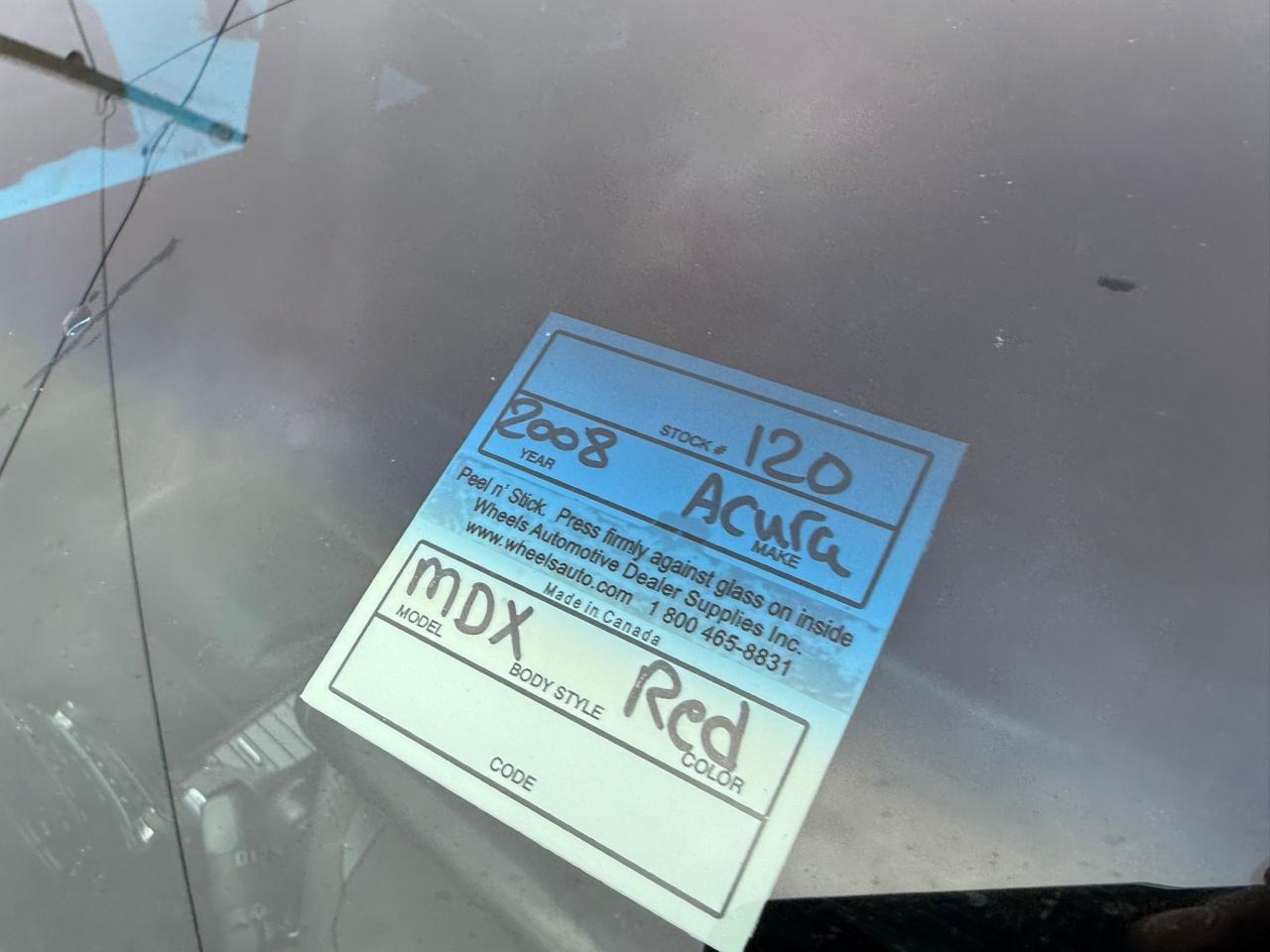 2008 Acura MDX LOADED, 7 PASS, ONLY 158KMS, RUNS GREAT, AS IS Photo