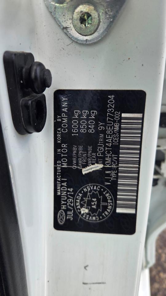 2014 Hyundai Accent L, SEDAN, MANUAL, 4 CYL, ONLY 63KMS, CERTIFIED Photo