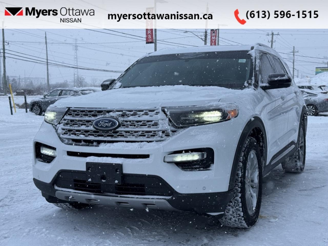 Used 2021 Ford Explorer Limited  - Leather Seats -  Cooled Seats for sale in Ottawa, ON