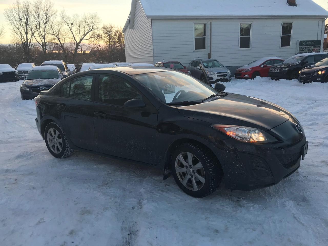 <p>2011 Mazda 3 Automatic 4 door in excellent condition comes certified&nbsp;</p><p><br>power windows&nbsp;</p><p>&lsquo;power locks&nbsp;</p><p>&lsquo;keyless entry&nbsp;</p><p>tilted stearing&nbsp;</p><p>heathed side mirrors&nbsp;</p><p>am/fm/cd/aux/</p><p>ac ice cold&nbsp;</p><p>very clean car inside out&nbsp;</p><p>cheap on gas&nbsp;</p><p>cheap on insurance&nbsp;</p><p>cheap to maintain&nbsp;</p><p>comes certified&nbsp;</p><p>&nbsp;</p><p>financing available all credit available weather good or bad&nbsp;</p><p>&nbsp;</p><p>$6499 plus applicable tax&nbsp;</p><p>&nbsp;</p><p>dealer&nbsp;</p><p>&nbsp;</p><p>&nbsp;</p><p>SHUIAB AUTO&nbsp;</p><p>766 SIMCOE STREET&nbsp;</p><p>&lsquo;SOUTH OSHAWA&nbsp;</p><p><a href=tel:647 303 7143>647 303 7143</a>&nbsp;</p><p>&lsquo;SHUAIBAUTO.COM</p>