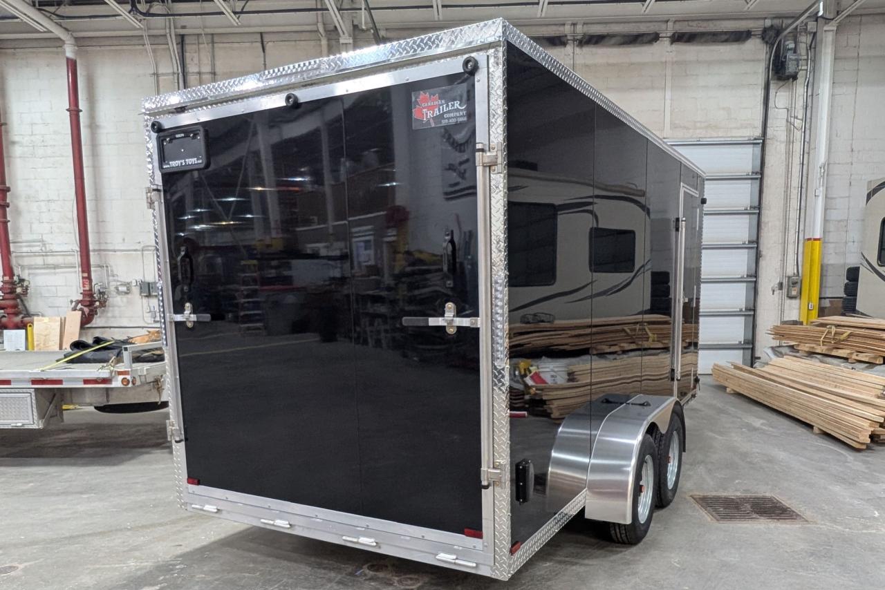2025 Canadian Trailer Company 7x16 V-Nose Cargo Trailer Aluminum Tandem Axle