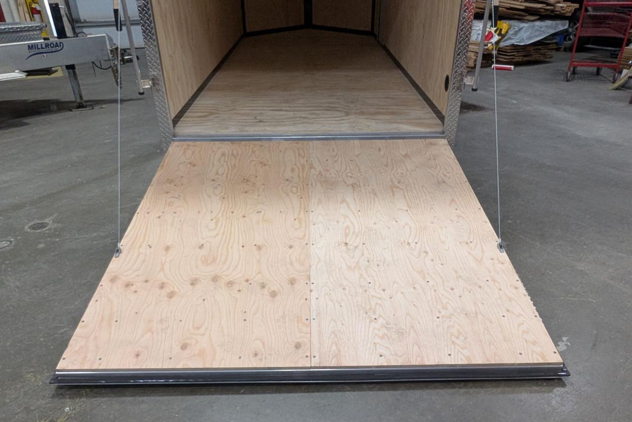 2025 Canadian Trailer Company 7x16 V-Nose Cargo Trailer Aluminum Tandem Axle