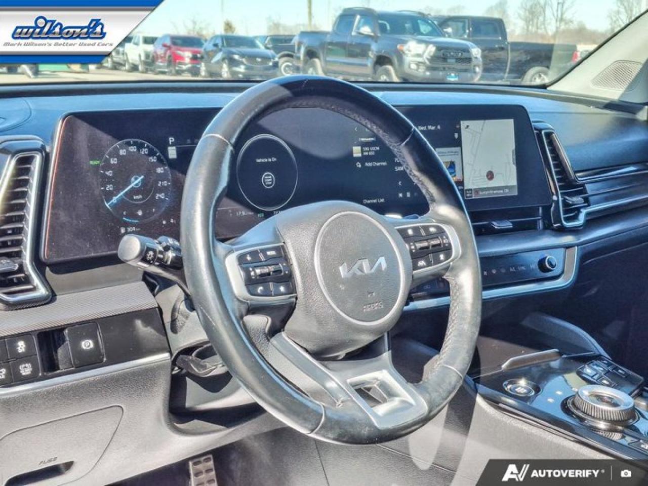 2023 Kia Sportage Hybrid SX AWD | Leather | Sunroof | Nav | Smart Cruise | 360 Camera | Cooled + Heated Seats | and More ! Photo