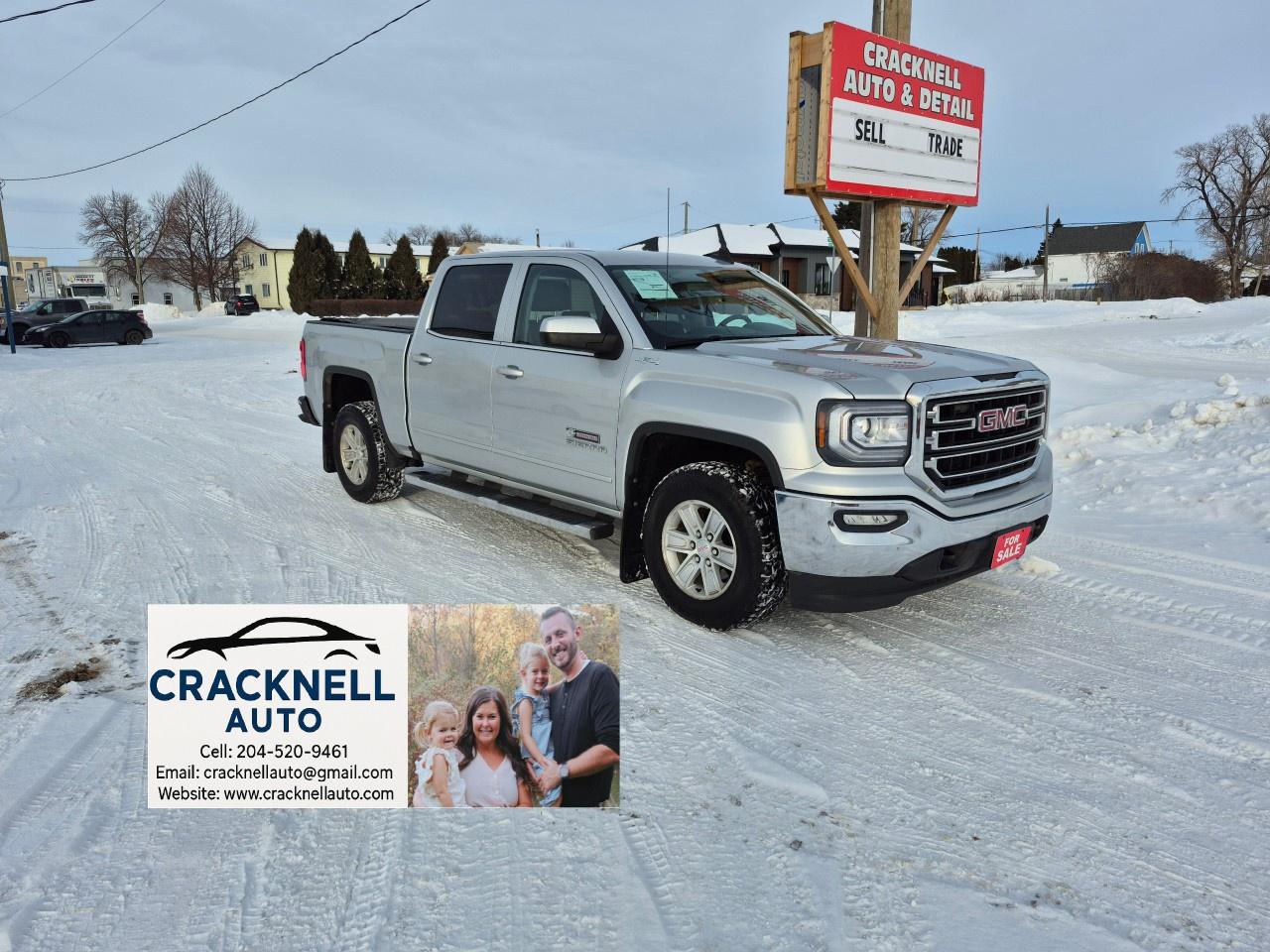 <p><span style=color:rgb( 13 , 13 , 13 )>2016 GMC Sierra - Safetied & Serviced - Clean Title - $185 Bi-Weekly + Tax</span></p><p><span style=color:rgb( 15 , 15 , 15 )>Located in Carberry, but capable of bringing to Brandon. Priced to Sell! Carfax Available, excellent condition.</span></p><ul><li><p>Bluetooth Connectivity</p></li><li><p>Heated Seats</p></li><li><p>Backup Camera</p></li><li><p>Remote Start</p></li><li><p>Dual-Zone Climate Control</p></li><li><p>Trailer Sway Control</p></li><li><p>LED Cargo Box Lighting</p></li><li><p>Tow/Haul Mode</p></li><li><p>No Accidents</p></li></ul><p></p><p>Financing Available/ Warranty Available /Trades Welcome /<span style=color:rgb( 15 , 15 , 15 )>delivery available.</span></p><p></p><p>Call/Text<u> 204-520-9461</u></p><p></p><p>Dealer #5905</p><p></p><p><strong>Vehicle available for dealer trading, perfect subprime car</strong></p><p></p><p>Treaty cards accepted - 7 Day insurances available meaning you can drive home the same day even if MPI is closed (good for weekends and after hours)</p><p></p>