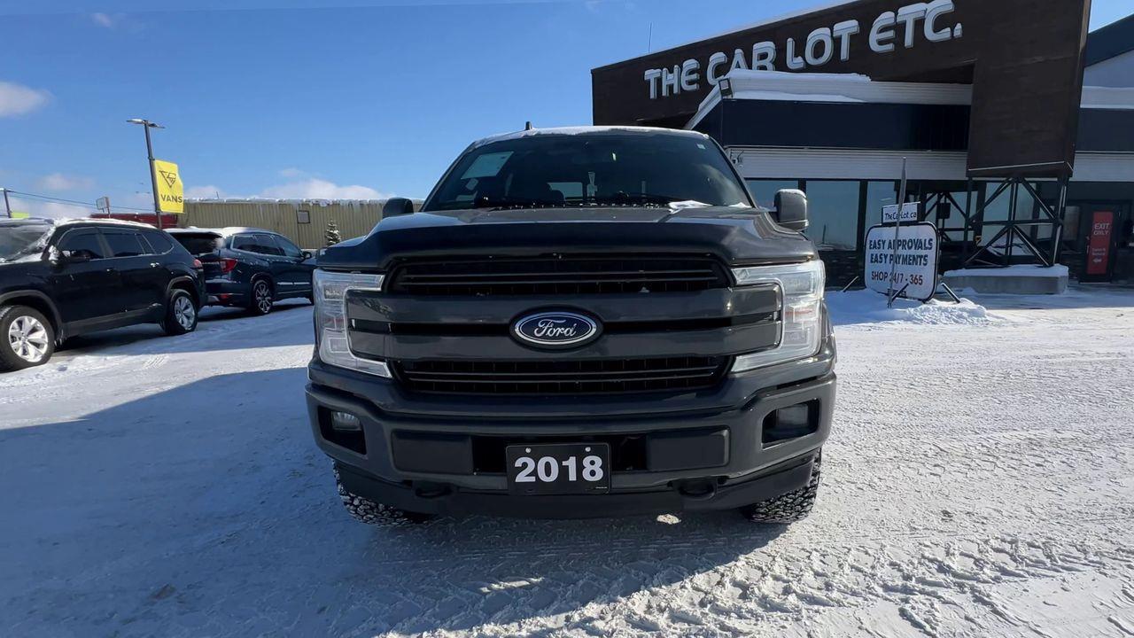 2018 Ford F-150 Lariat 4X4, HEATED STEERING WHEEL, HEATED LEATHER SEATS, MOONROOF, NAV, BACK UP CAM, POWER LIFTGATE!! Photo