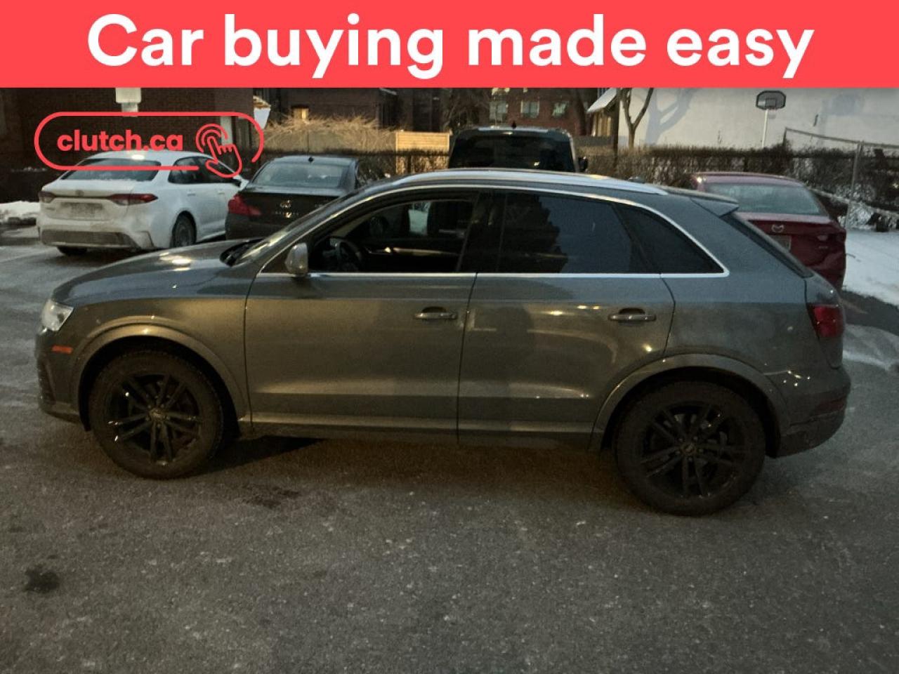 NO ACCIDENTS / CLEAN CARFAX / Front Heated Seats, Climate Control, Dual Zone Front Climate Control and more!<br> <br>Clutch is the largest online used car retailer in Canada, delivering a seamless, hassle-free car-buying experience to drivers everywhere. Shop thousands of used cars online, get the right one delivered to your door, and enjoy peace of mind with our 10-Day Money-Back Guarantee. How sweet is that? To learn more, visit clutch.ca.<br> <br>The top features for this car include:<br> <br>Auto Dimming Rearview Mirror<br>Front Heated Seats<br>Climate Control<br>Dual Zone Front Climate Control<br>Rear Climate Vents<br>Bluetooth Music<br>USB Input<br>Keyless Entry<br>Passive Keyless Entry<br>Push Button Start<br>Parking Sensors<br>Rear Parking Sensors<br>Auto Stop/Start<br>Brake Assist<br>Power Tailgate/Hatch<br>Power Driver Seat<br>Ambient Lighting<br>Cruise Control<br>12V Outlet<br>Hands Free Device Connectivity<br>Rain Sensing Wipers<br>Panoramic Sunroof<br>Hill Assistance<br>Rear View Camera<br>Power Passenger Seat<br> <br>Seamless home delivery - Delivery to your door in a matter of days. Available on select packages.<br> <br>Try it out for 10 days - If you do not like it, we will take it back. <br> <br>Quality assured - All cars go through our rigorous 210-point inspection and reconditioning process.<br> <br>Peace of mind - Warranty and protection plans available.<br> <br>Haggle-free - No haggling or hard sells.<br> <br>100% Transparency - Full inspection reports on every car, including high-res photography and a free Carfax report.<br> <br>Listed price is for cash purchase only and does not include taxes, Shipping Fees (if applicable), Delivery Fees (if applicable), government licensing fees.<br> <br>Previous Provincial Registrations:<br>Ontario<br> <br>Stock # 85529