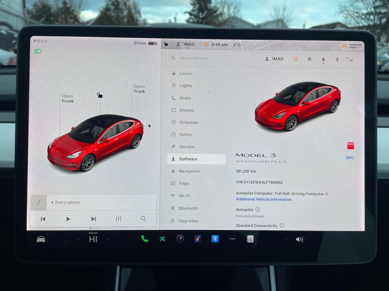 2020 Tesla Model 3 Standard Range Plus *WHITE INTERIOR, HEATED SEATS* Photo