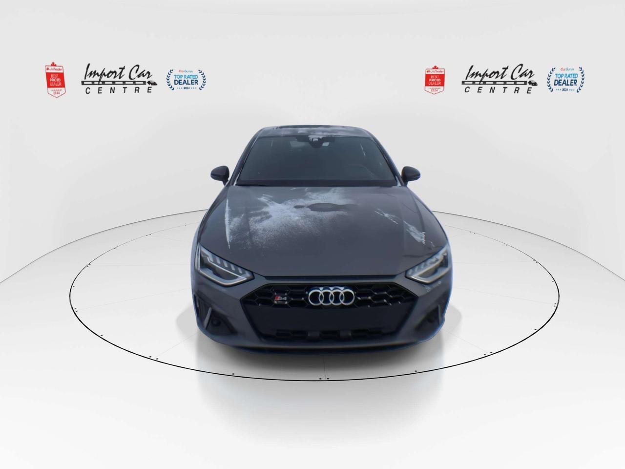 2022 Audi S4 3.0T Technik DIAMOND STITCHED LEATHER, BANG & OLUFSEN, MASSAGE SEATS, NAVI, ROOF, HEADS UP, ADAPTIVE CRUISE Photo2