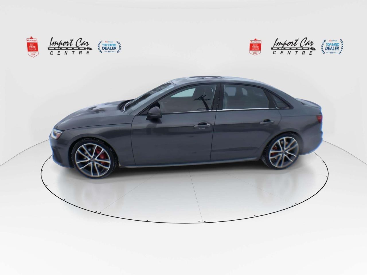 2022 Audi S4 3.0T Technik DIAMOND STITCHED LEATHER, BANG & OLUFSEN, MASSAGE SEATS, NAVI, ROOF, HEADS UP, ADAPTIVE CRUISE Photo4